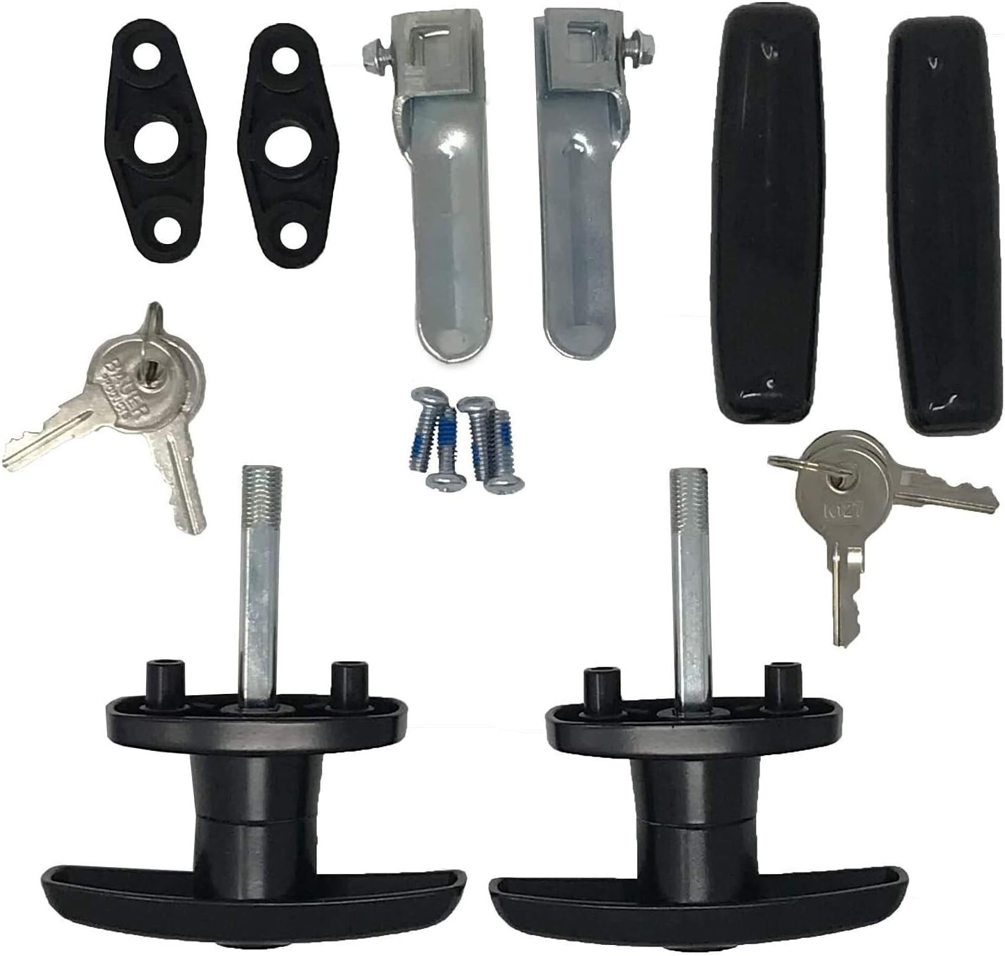 Easy Install T-Handle Lock Set for Vehicles – Alloy Steel and Zinc Components