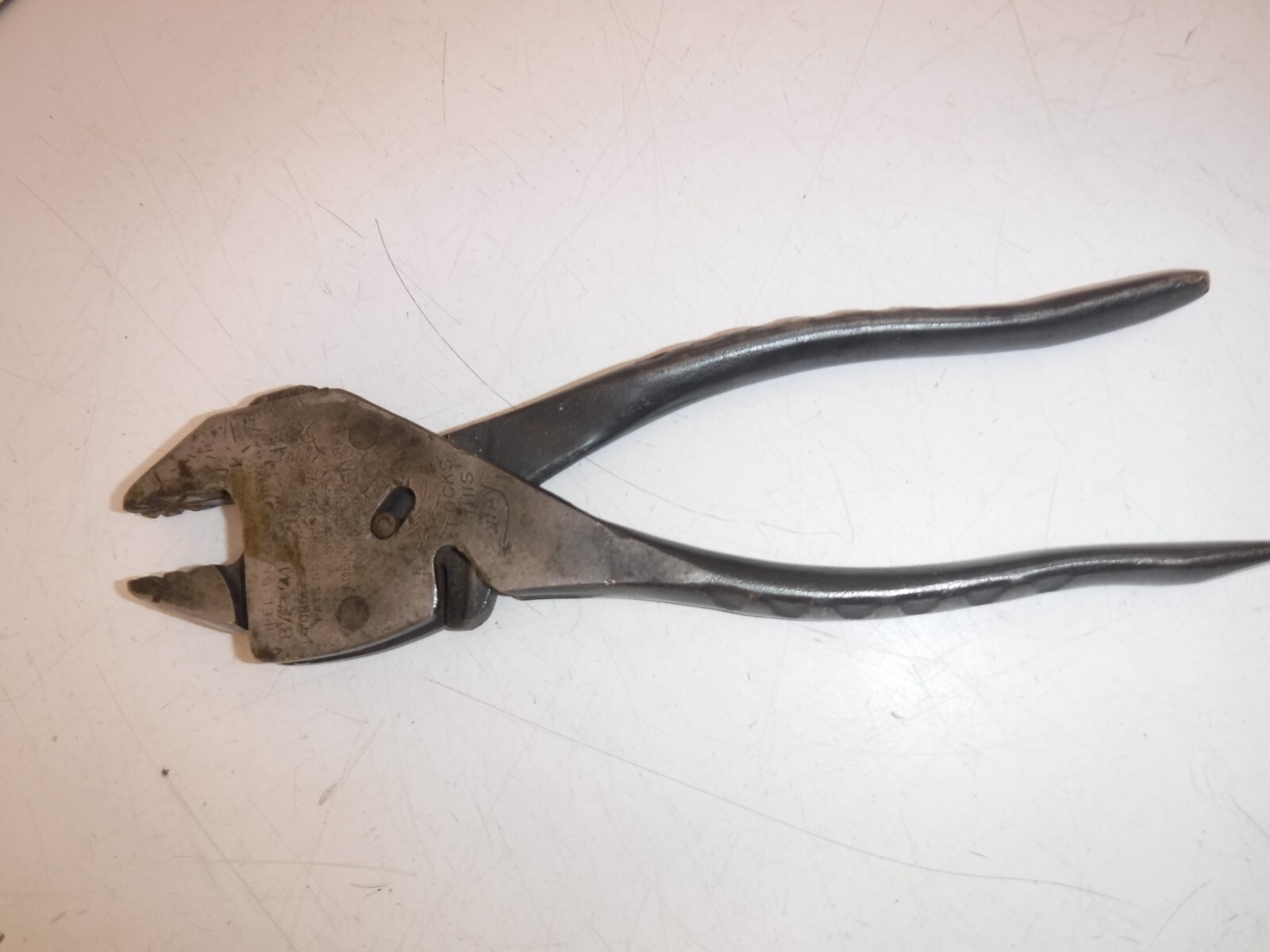 Vintage Eifel-Gear Channel Lock PlieRench by Amer. Plierech Corp., Chicago, ILL