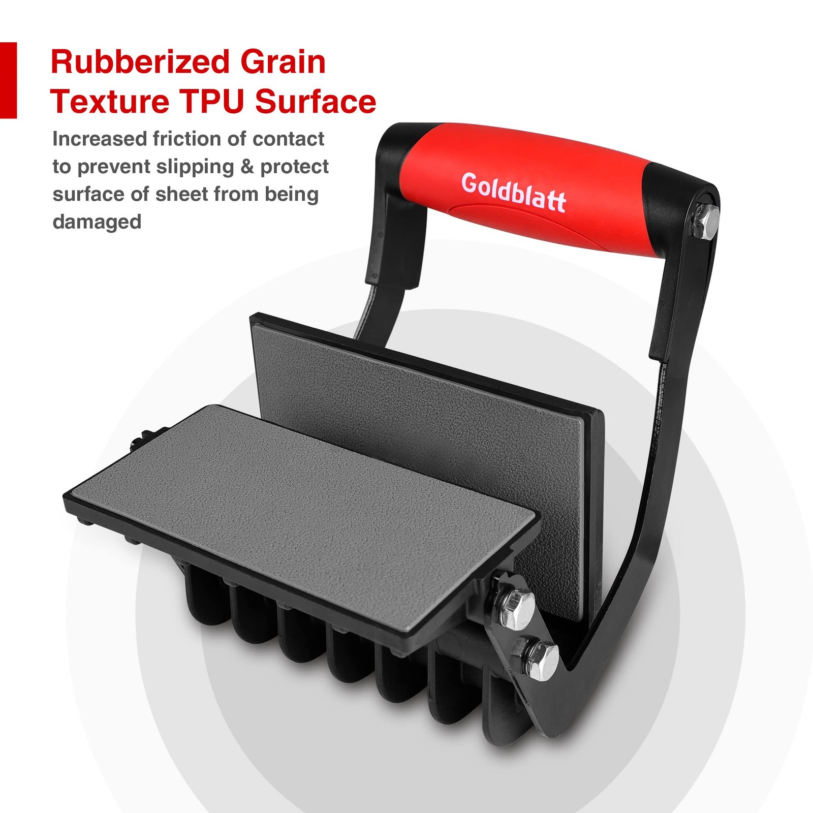 Goldblatt Panel Carrier, Plywood Lifting Tool, Drywall MAX THK 1 inch