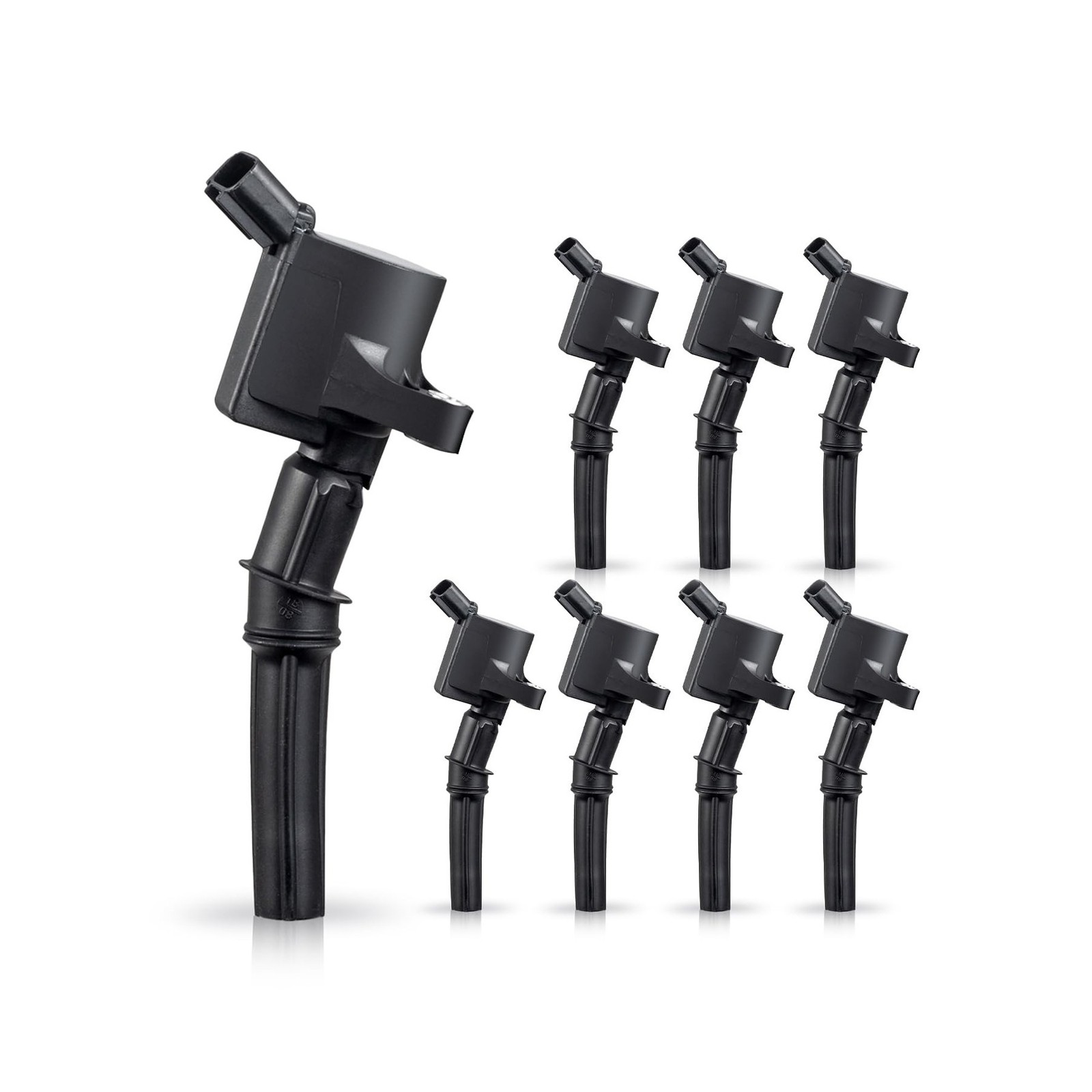 ENA Set of 8 Curved Boot Ignition Coil Pack Compatible with Ford Li… Fast Ship