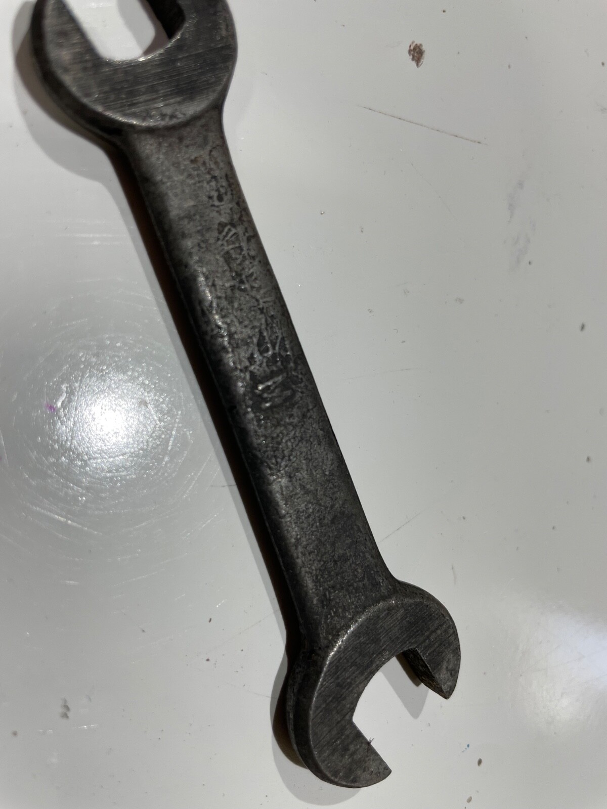Vintage Ford M 7/16” x 1/2” Open End Wrench 4-1/2” Length USA Manufactured