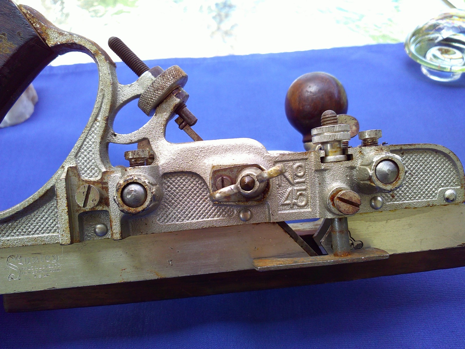 Vtg Stanley No 45 Combination Plane Stanley Rule and Level Co. for Use or Parts