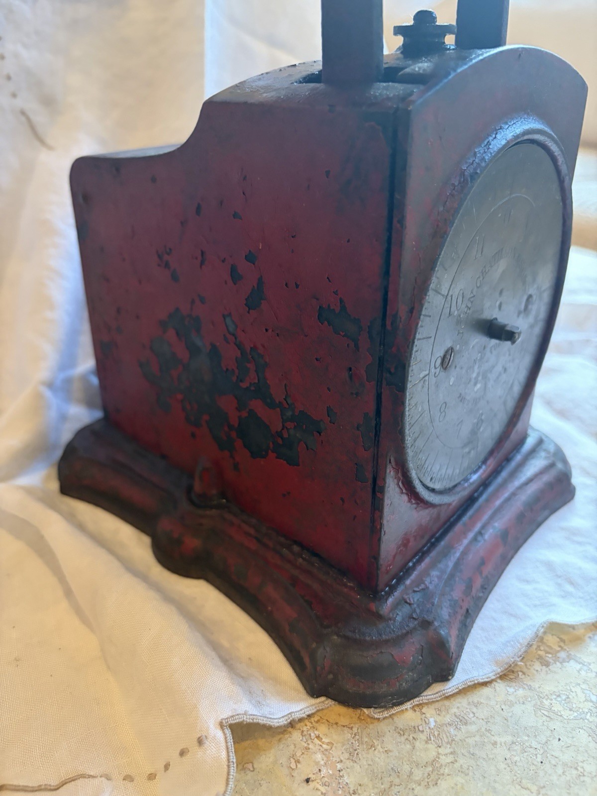 Antique Cast Iron Counter Top Dial Scale “New York” Patent Jan 11 1887