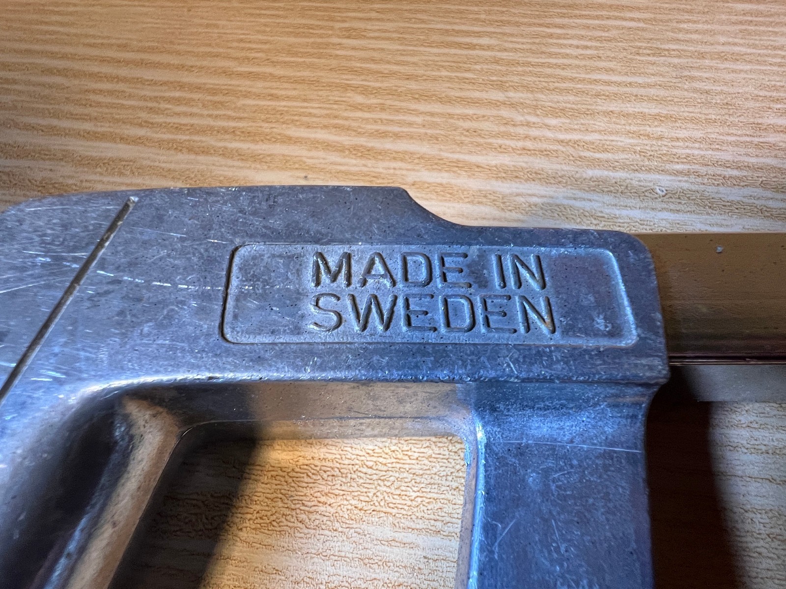 Vintage Sandvik 225 Hacksaw – Made in Sweden – Aluminum Frame with Blade