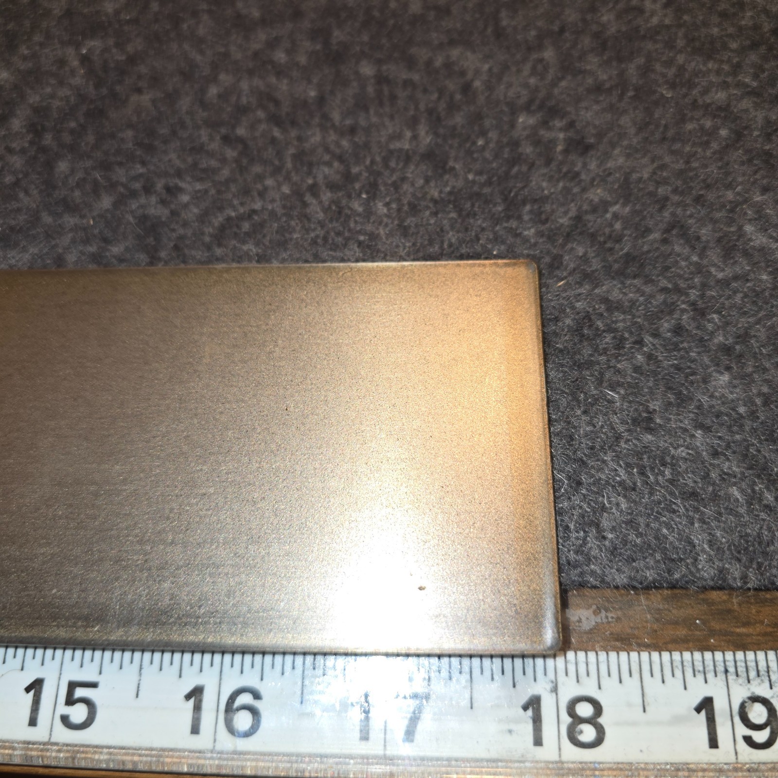 MINTY VTG 40s-Early 60s Craftsman Tools 18″ Blade Try Square Wood Brass Steel