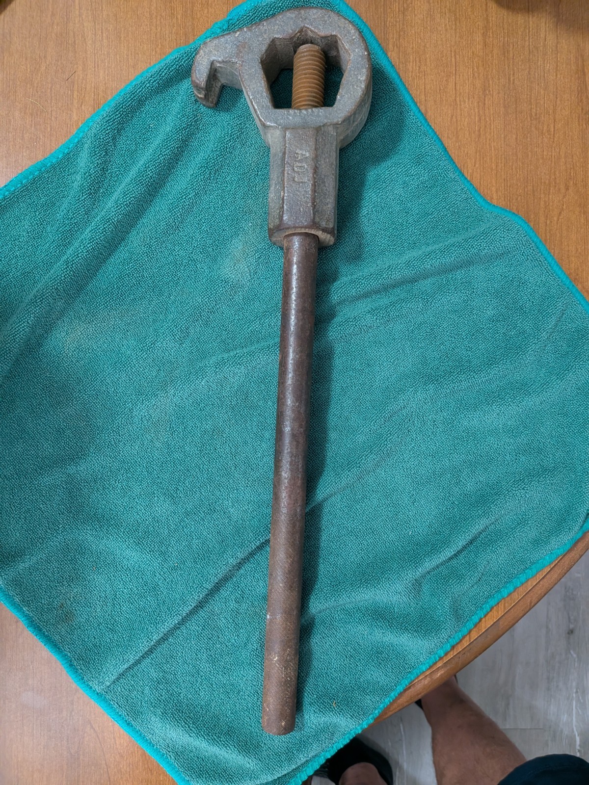 Vintage American Darling Adjustable Fire Hydrant Wrench Utility Water Works Tool