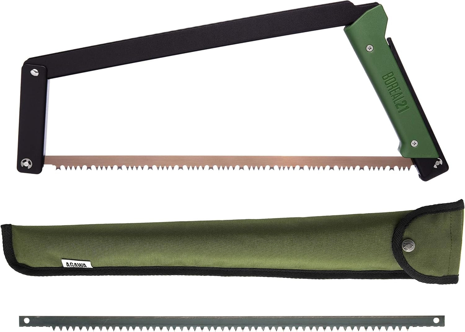 AGAWA BOREAL21 Tripper Kit Includes 21 Folding Saw Nylon Carrying Case……