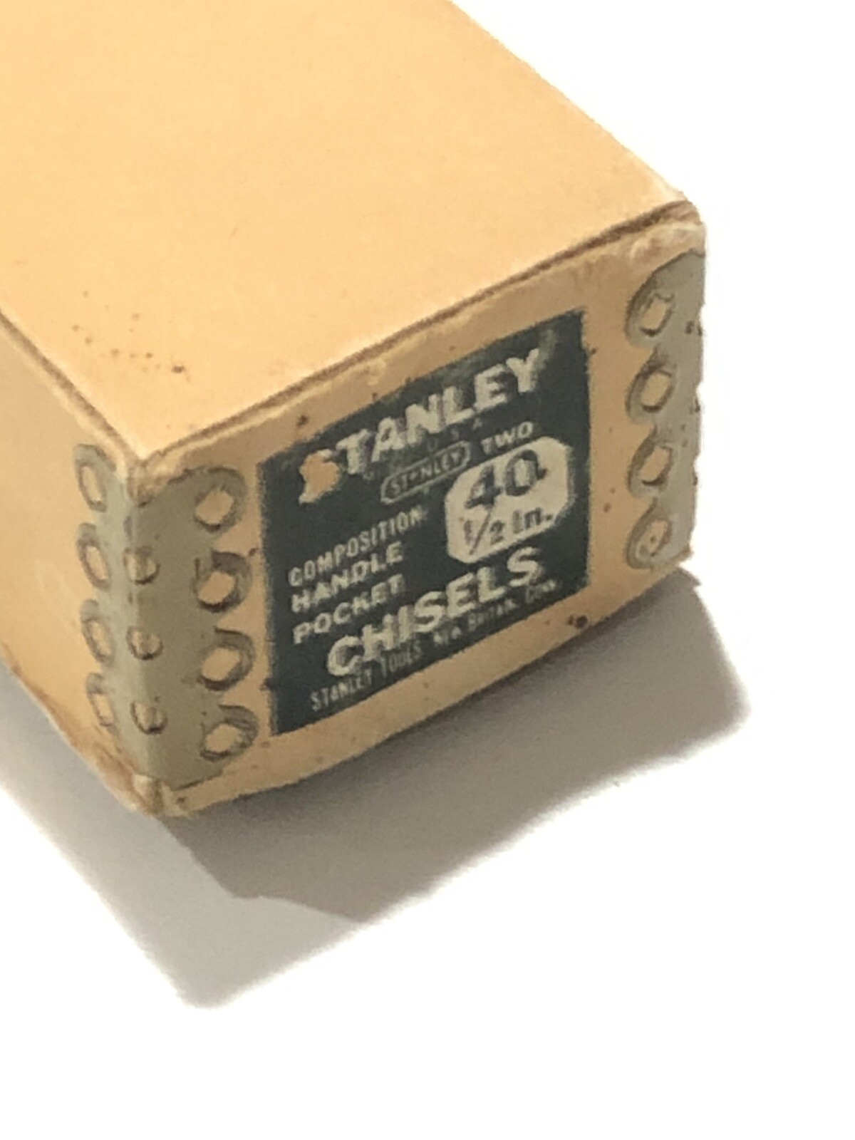 VTG Stanley No.40 Chisel 1/2”Cabinetmaker Tool NOS Rare Composition Handle NEW