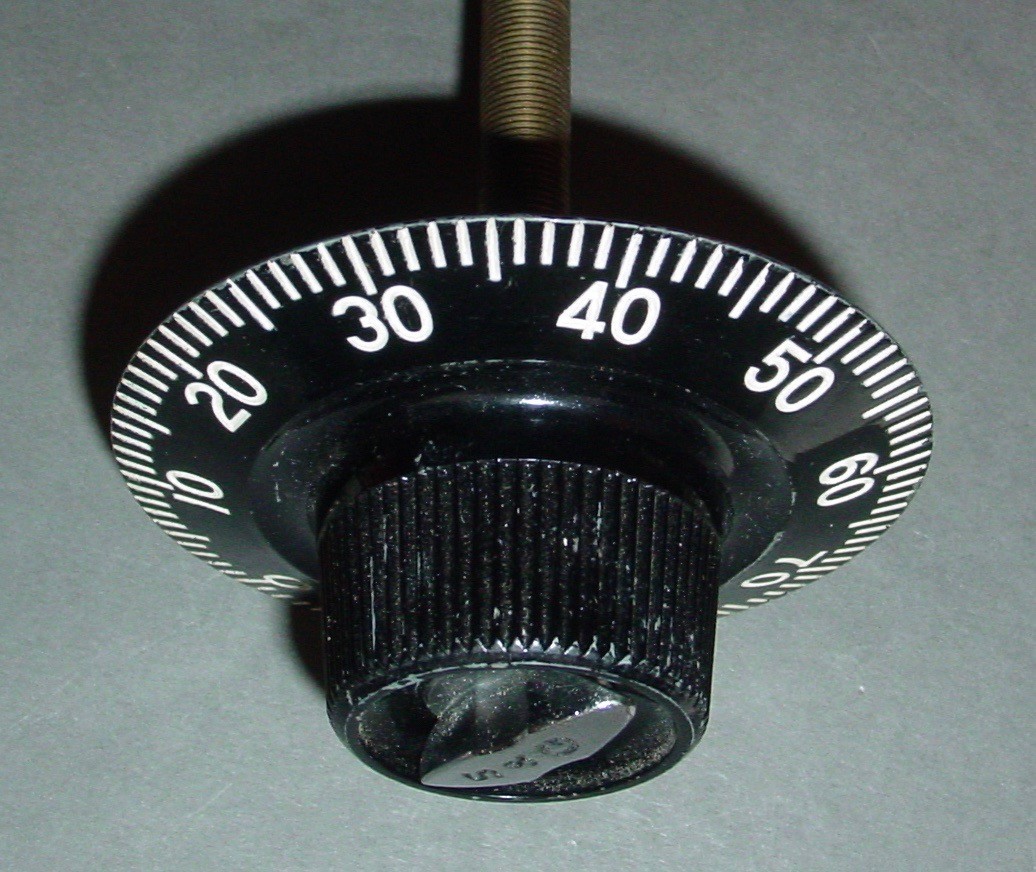 Vintage SARGENT & GREENLEAF MP COMBINATION LOCK DIAL KNOB SPINDLE PARTS S&G USA