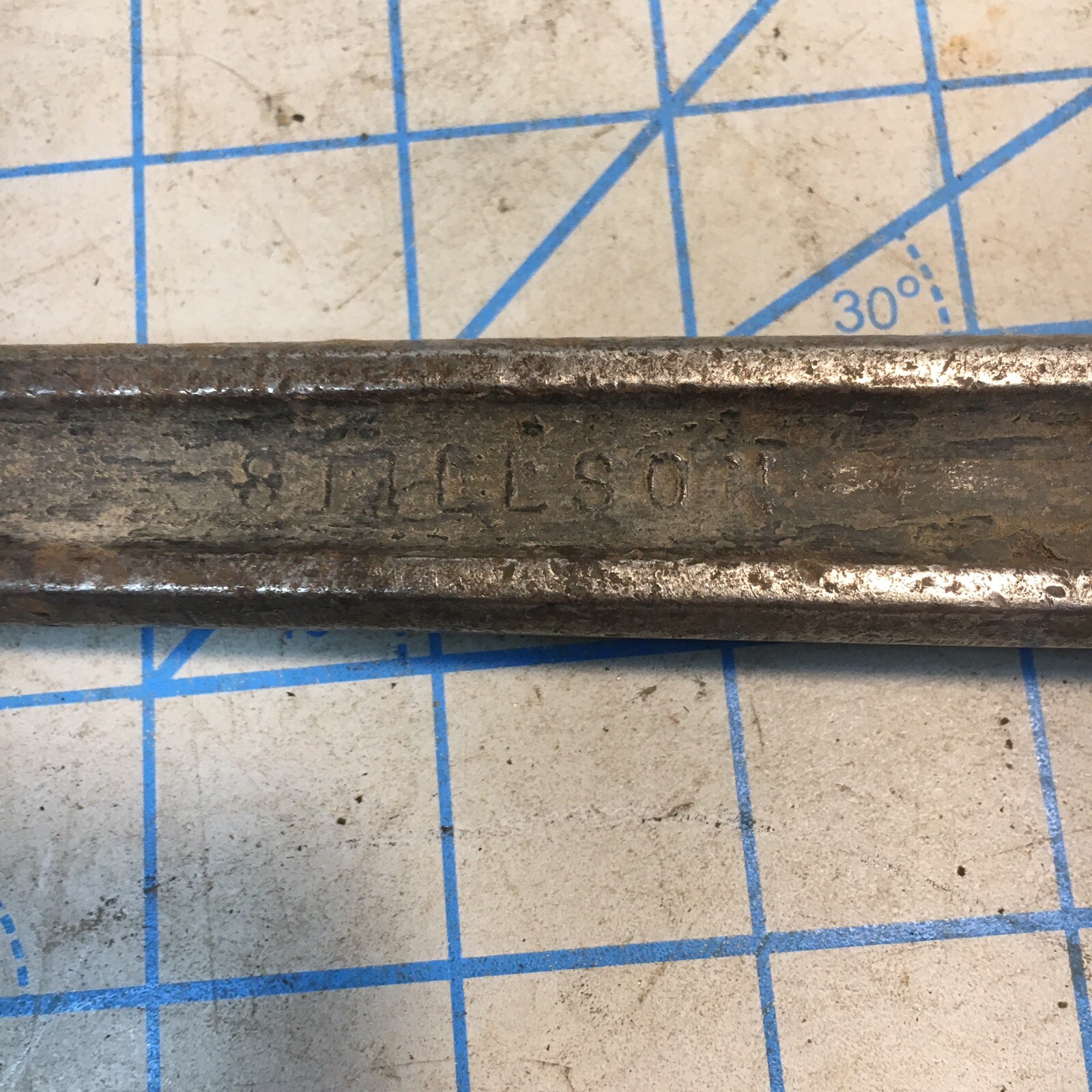 Vintage 18″ Genuine Stillson Walworth Co. Heavy Duty Pipe Monkey Wrench Used