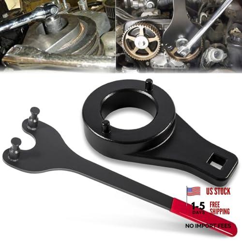 for Toyota 3.4L V6 Engine Crankshaft Damper Pulley Holding Tool & Cam Pulley
