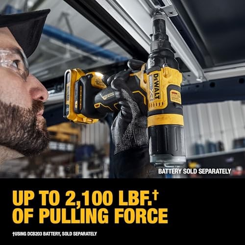 DEWALT 20V MAX XR Cordless Rivet Tool 3/16 Bare Tool DCF403B