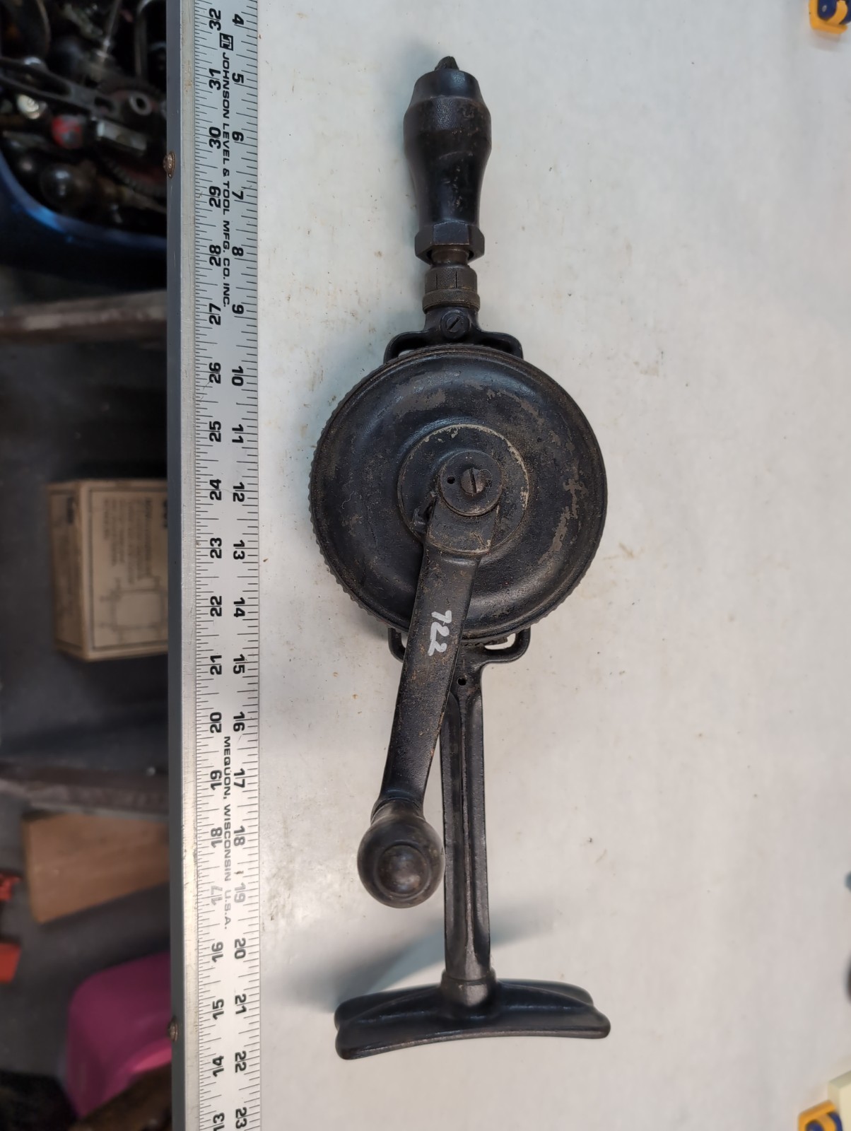 YANKEE No. 555 NORTH BROTHERS MFG. CO. BREAST DRILL 2 Jaw Chuck R & L RATCHET