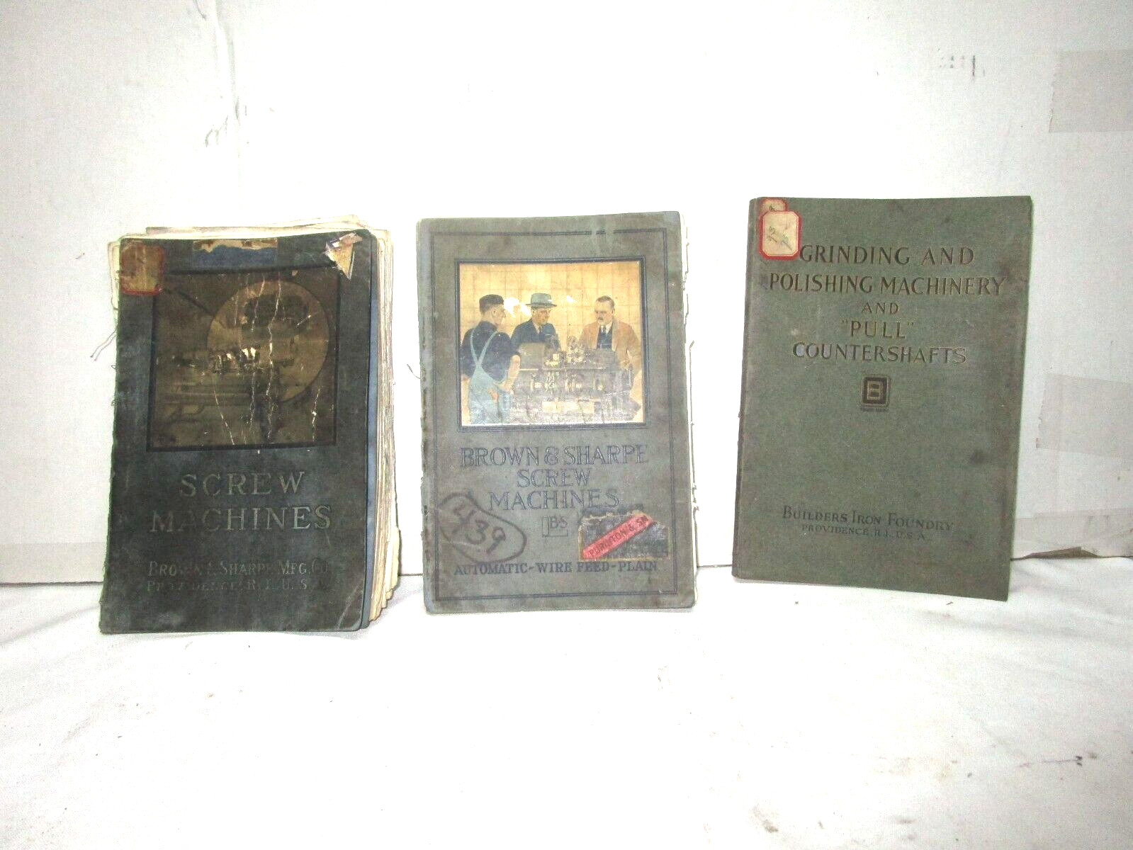 1914-22 Browne & Sharpe & Builders Iron Foundry catalogues