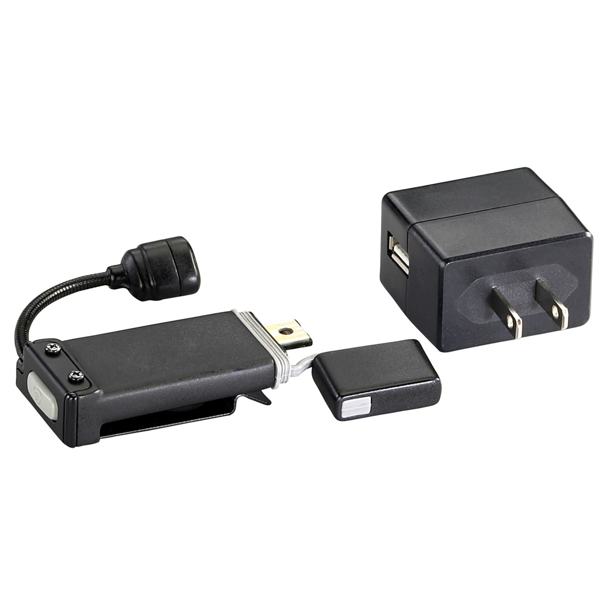 Streamlight 61126 Streamlight ClipMate USB Rechargeable Clip-on Light – Black