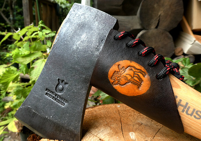 Leather Collar for Husqvarna/Hultafors Agdor Hatchet ELK Stamped!