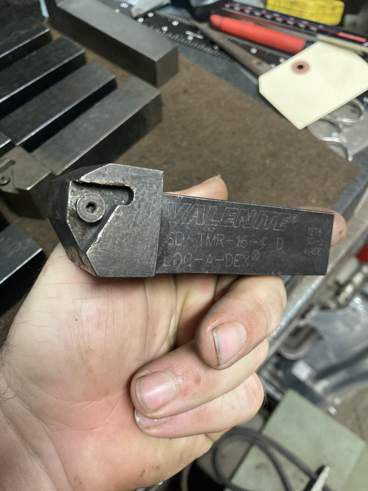 1″ VALENITE Threading / Grooving Indexable Metal Lathe Tool Holder SD-TMR-16-4 D