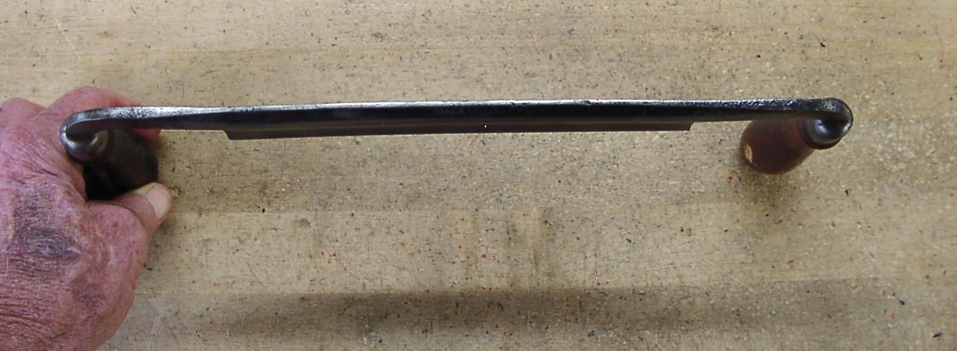 Vntg Unbranded Draw Knife,14-1/2″ OAL,1-3/8″ X 8″ Edge,Sound &Solid Hndls,READ