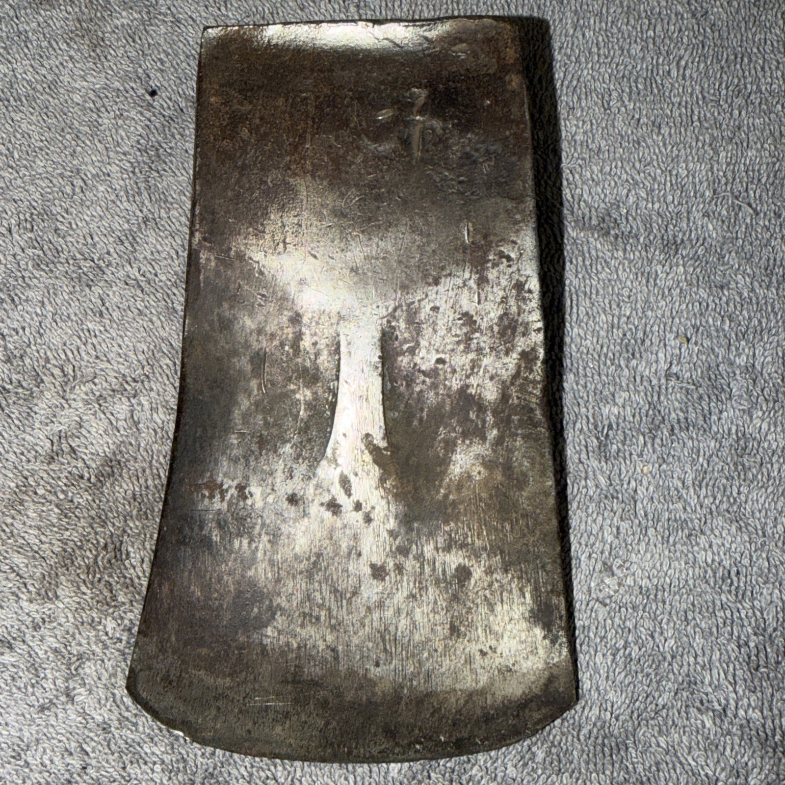 Vintage Single Bit Hatchet Axe Head with Phantom Bevels, No Maker Id, 2.3 Lbs