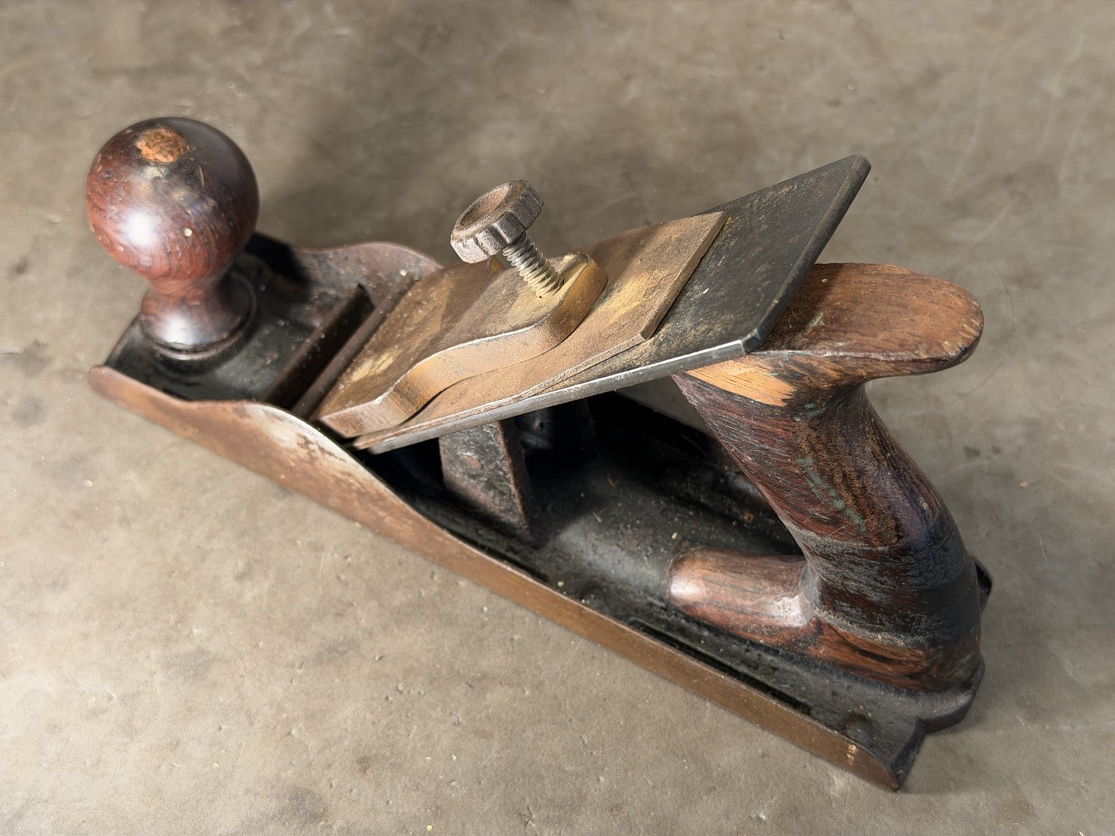 Project Stanley No 104 Liberty Bell Wood Plane Steel Centennial 1876 V Repair