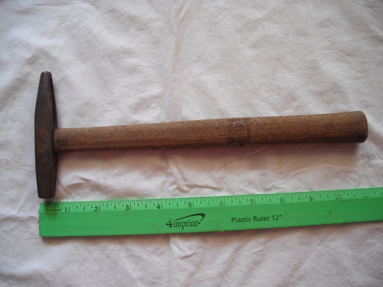 Blacksmith Cross Peen Tack Hammer, Wooden Handle, Small, Vintage
