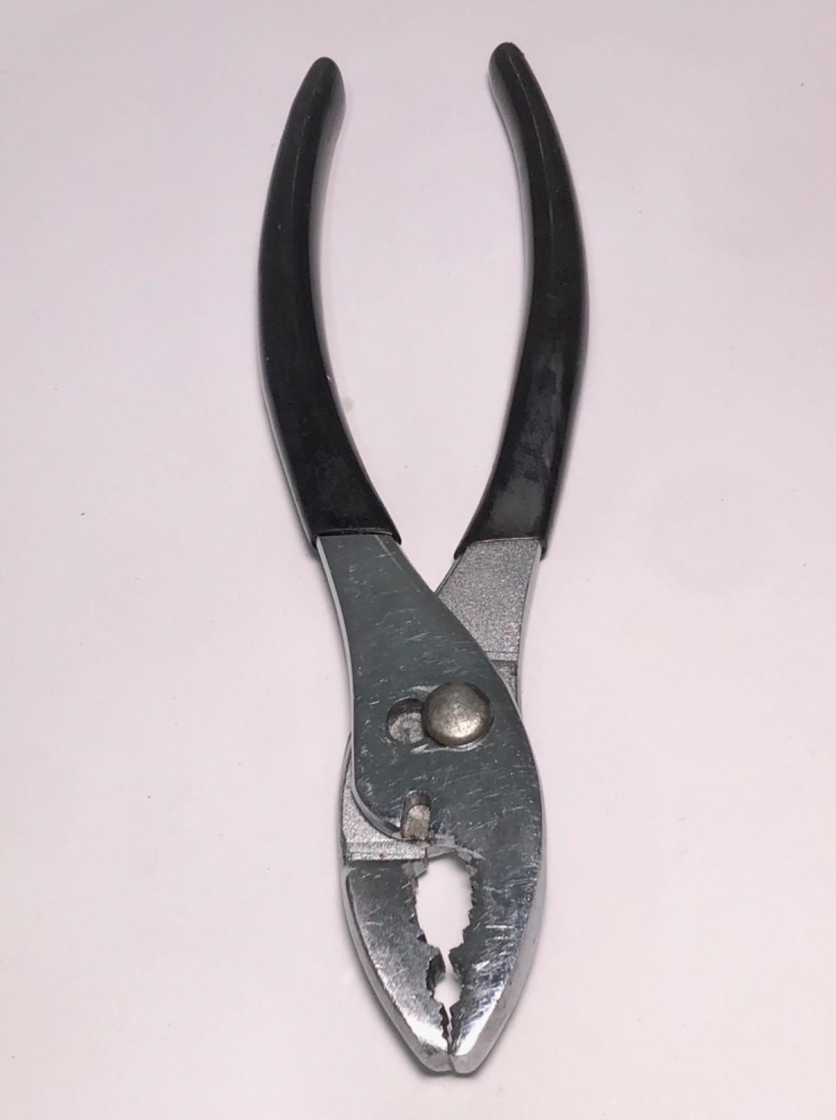 Craftsman WF 45378 Slip Joint Pliers 6-3/4” – Made In USA – Black Sure Grip Tool