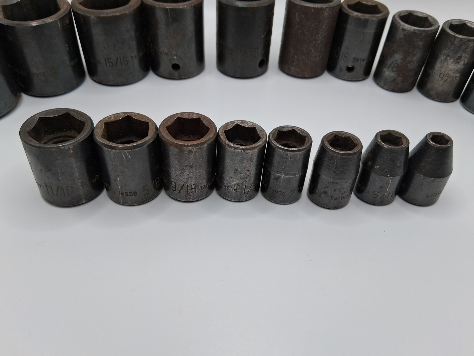 Craftsman Shallow Impact Socket Sets 1/2 & 3/8 Drive SAE 6pt