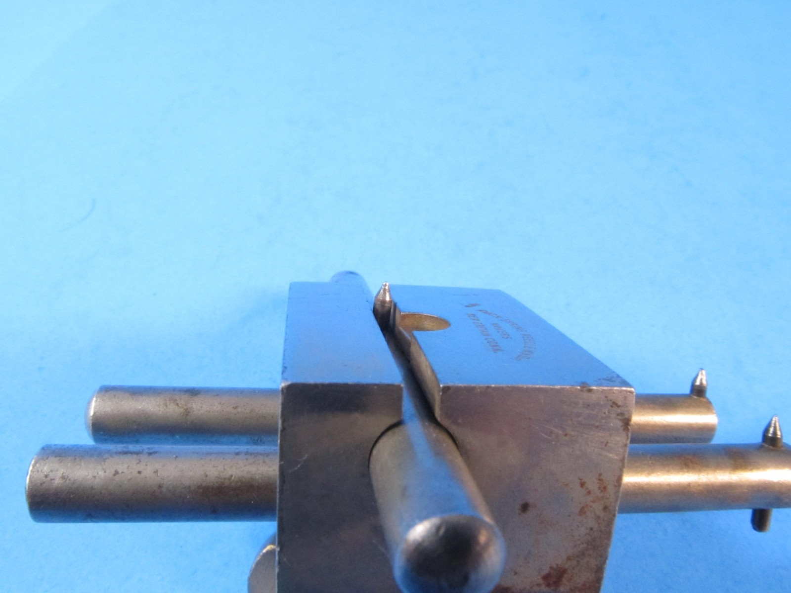 lot 2 C W Reeves triple beam marking gauges both marked but different marks