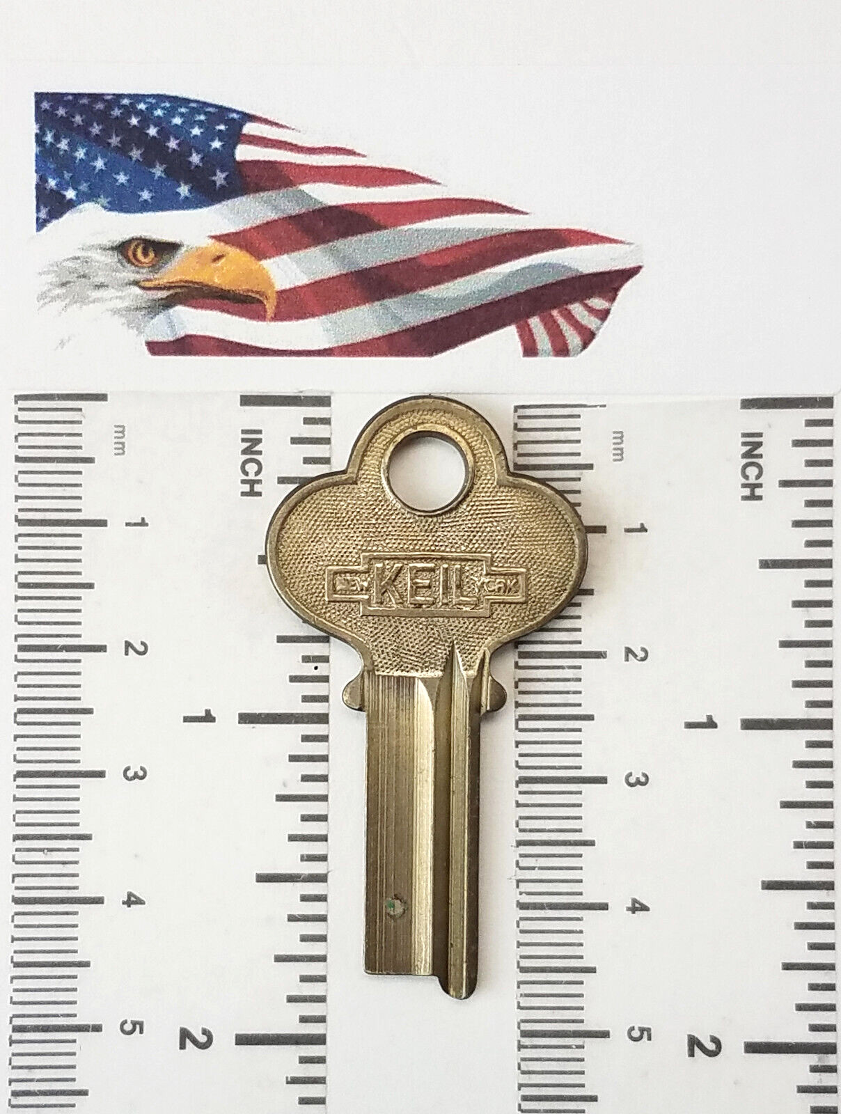 Vtg KEIL B178 Key BLANK For EAGLE Locks 8873M Steamer Trunk Footlocker ILCO 1055