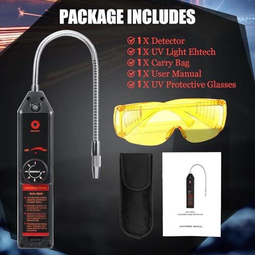 AC Leak Detector Kit WJL-6000UV Refrigerant Leak Detector Auto Air Stylish