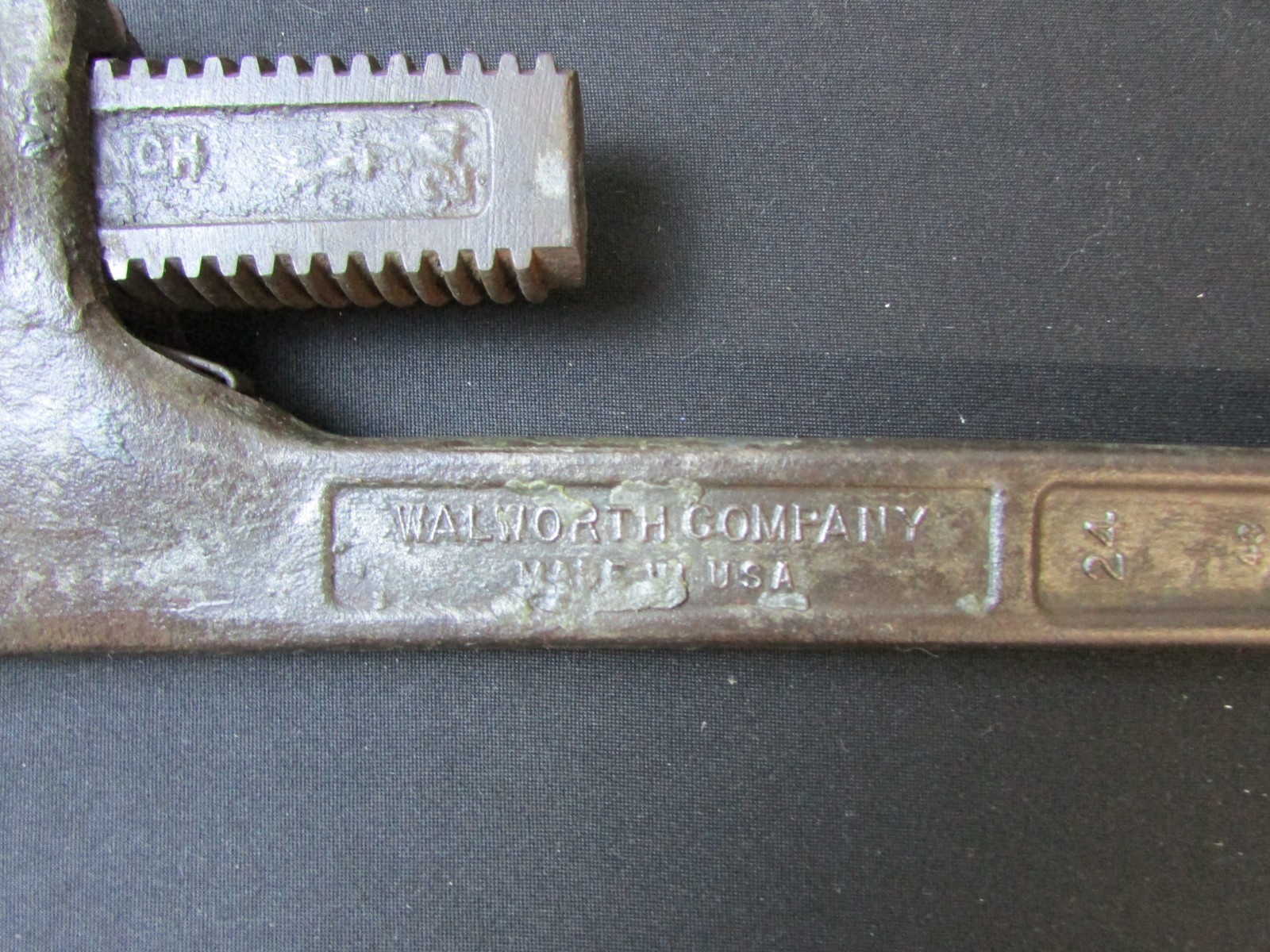 Walco Walworth 24″ inch Pipe Wrench Made in USA D6