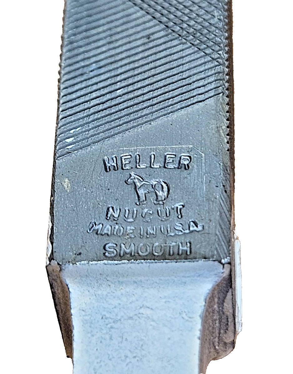 12″ Square Smooth Cut File Double Cut Heller or Hayes