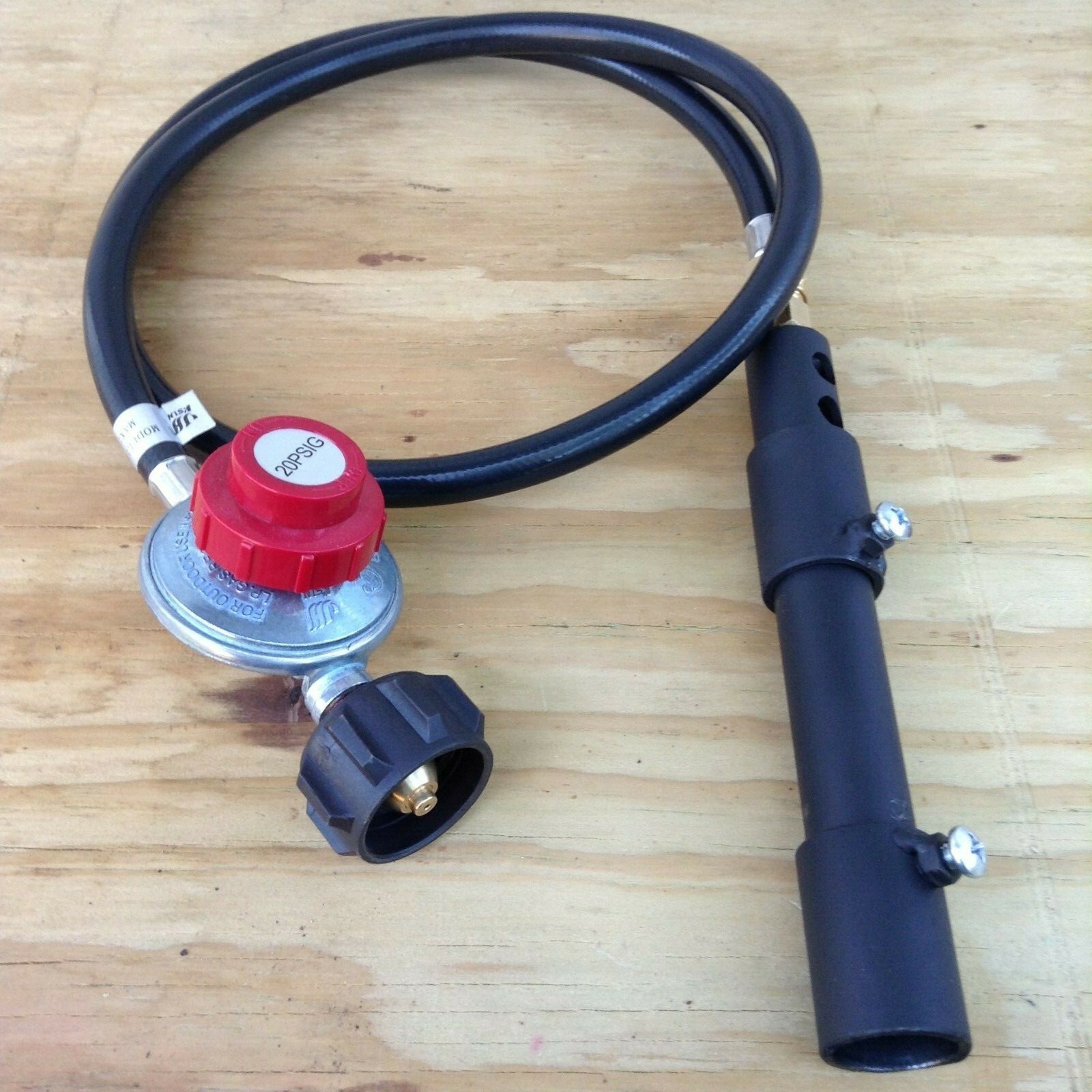FORGE PROPANE BURNER WITH 4’HIGH PRESSURE REGULATOR(0-20PSI) 27000 BTU