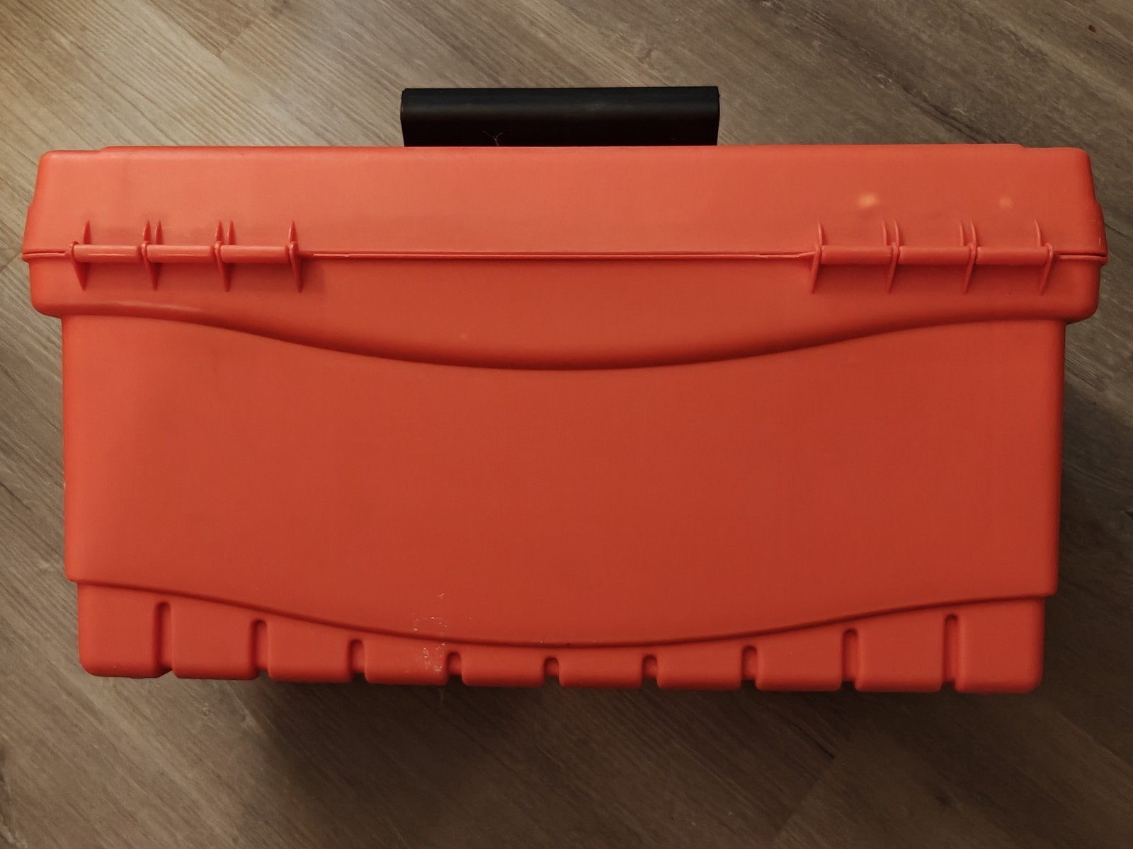 Vintage Home Depot Orange 19” Toolbox Medium Sized Homer Box with Tray