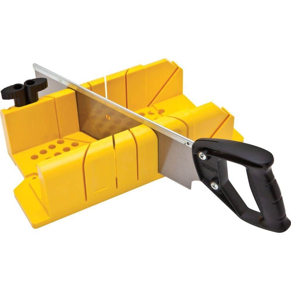 Stanley 14.5 in. Deluxe Clamping Miter Box with 14 in. Saw
