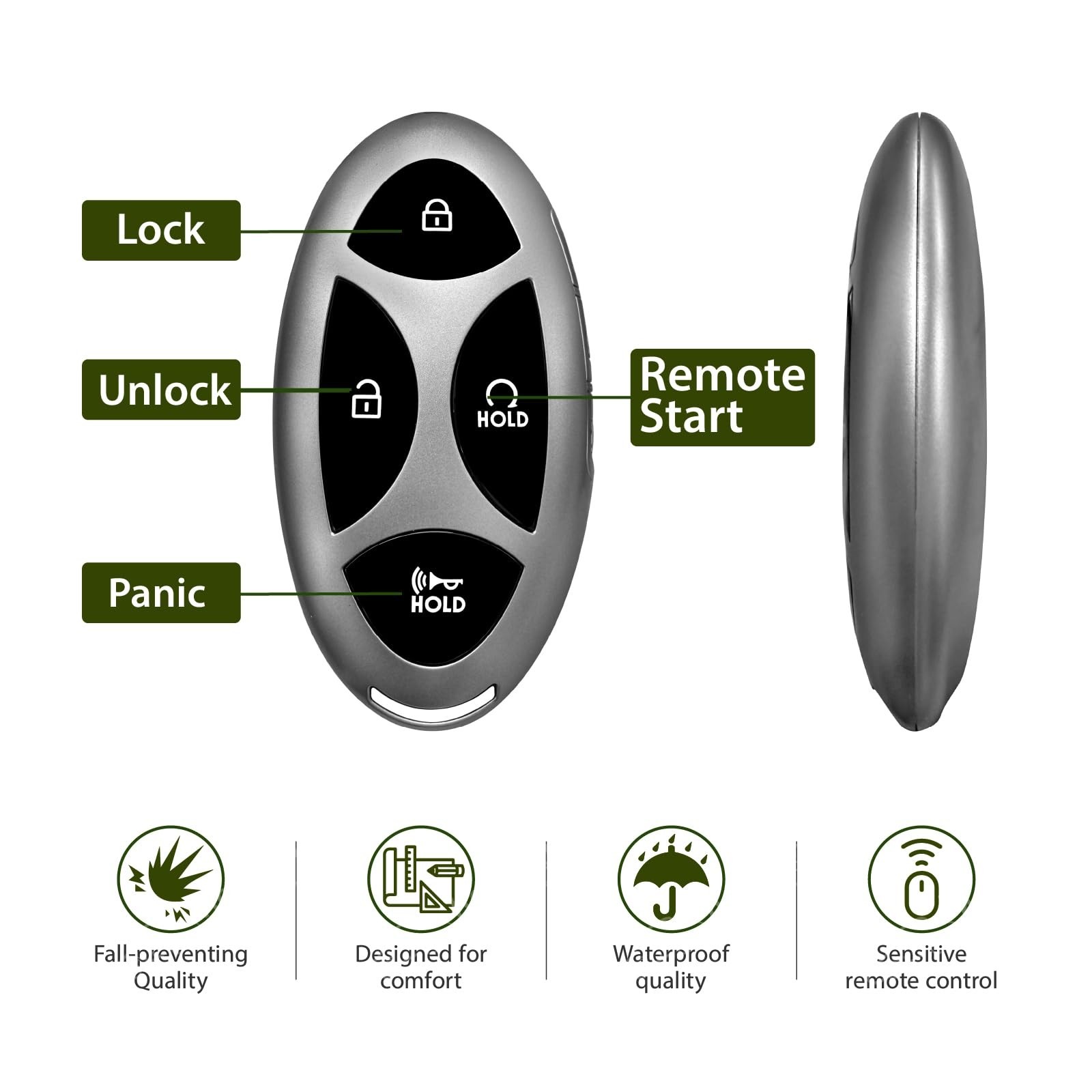 Replacement for 2024 2025 2026 Hyundai Tucson Key Fob TQ8-FOB-4F61M43 95440-N…