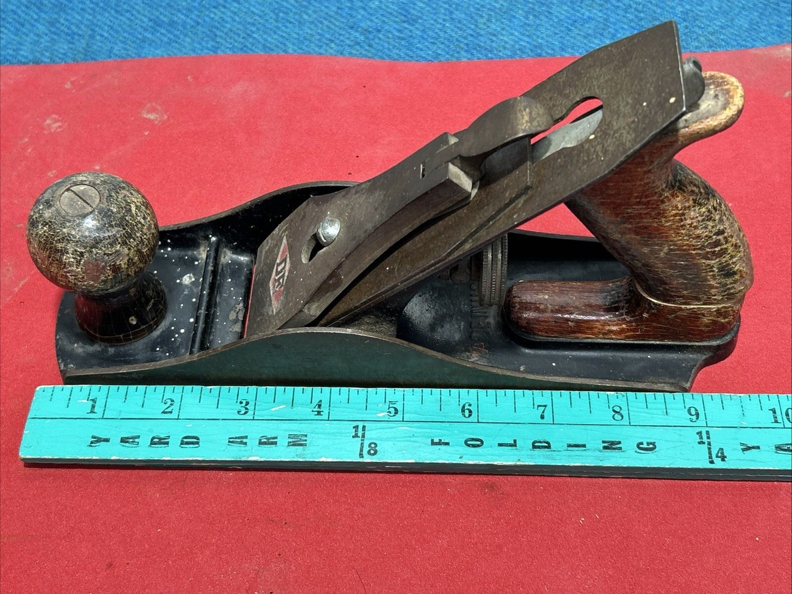 Vintage Shapleigh Hardware Company DE Diamond Edge 9-3/4 Inch Hand Wood Plane