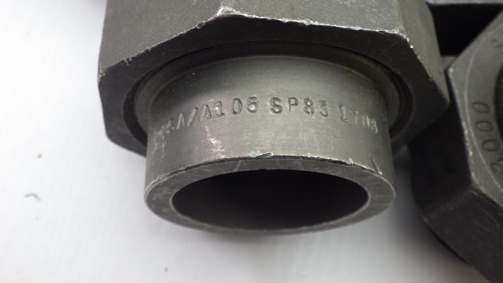 5x Bonney Forge 1-1/2″ 3000# Pipe Union SP83 M1BN SA/A105 Carbon Steel NOS