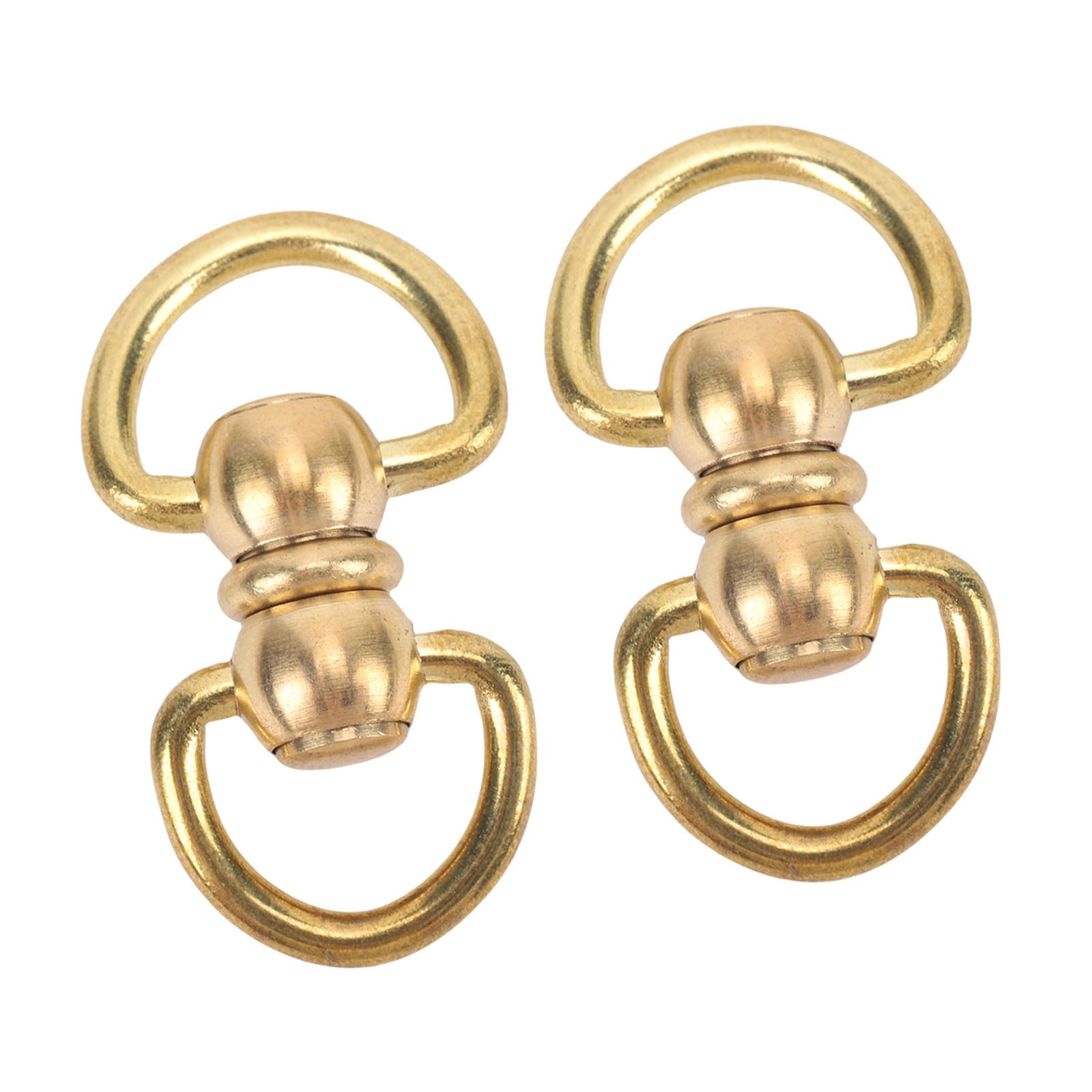 2 Pcs Brass Eye D Ring Premium Swivel For Outdoor Activities Easy To Use