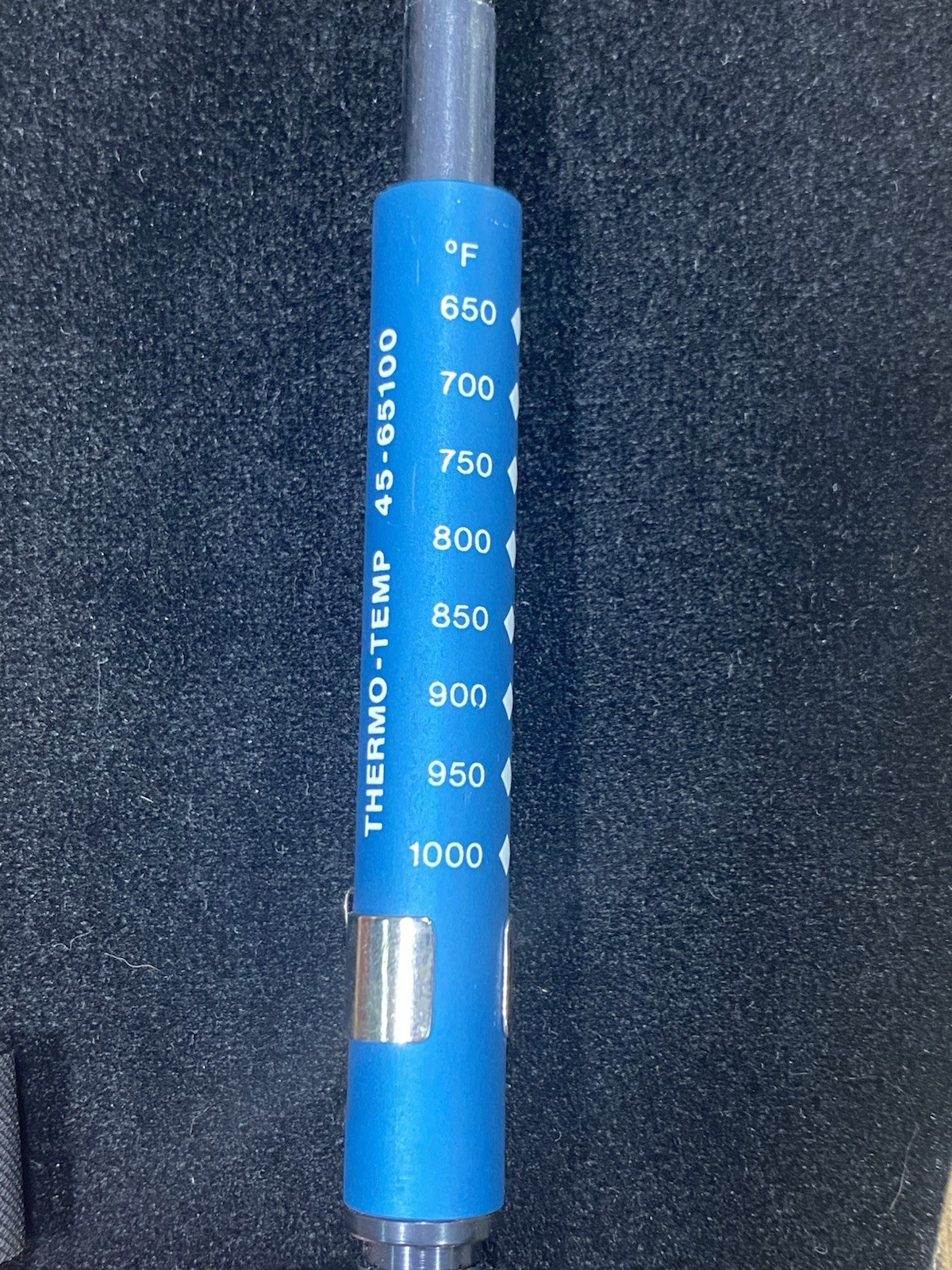 Set of 2 ~ Thermacote Thermo-Temp Pocket Pyrometers ~ 250-600 & 650-1000 Degrees