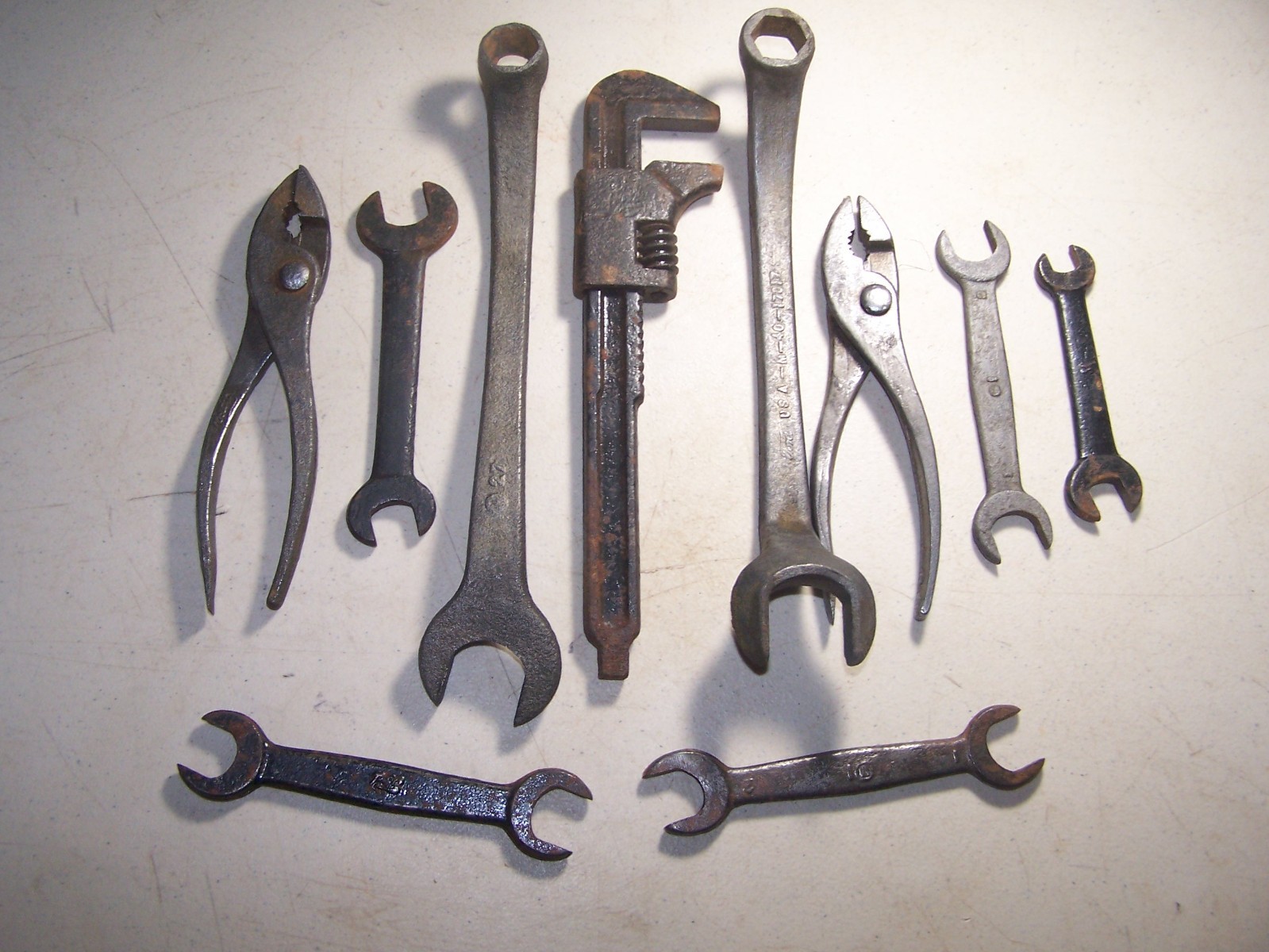 Lot of 10 Vintage Ford Tools Model T an A ( all have FORD script )