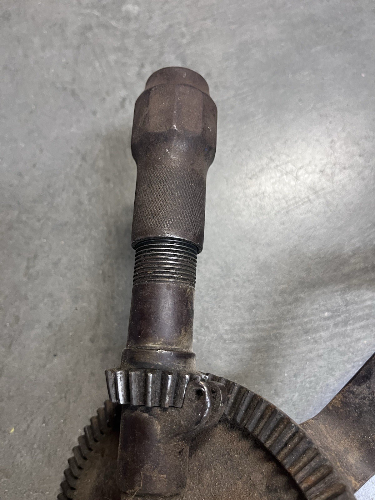 Antique John S. Fray Hand Drill Bit Brace vintage collectable