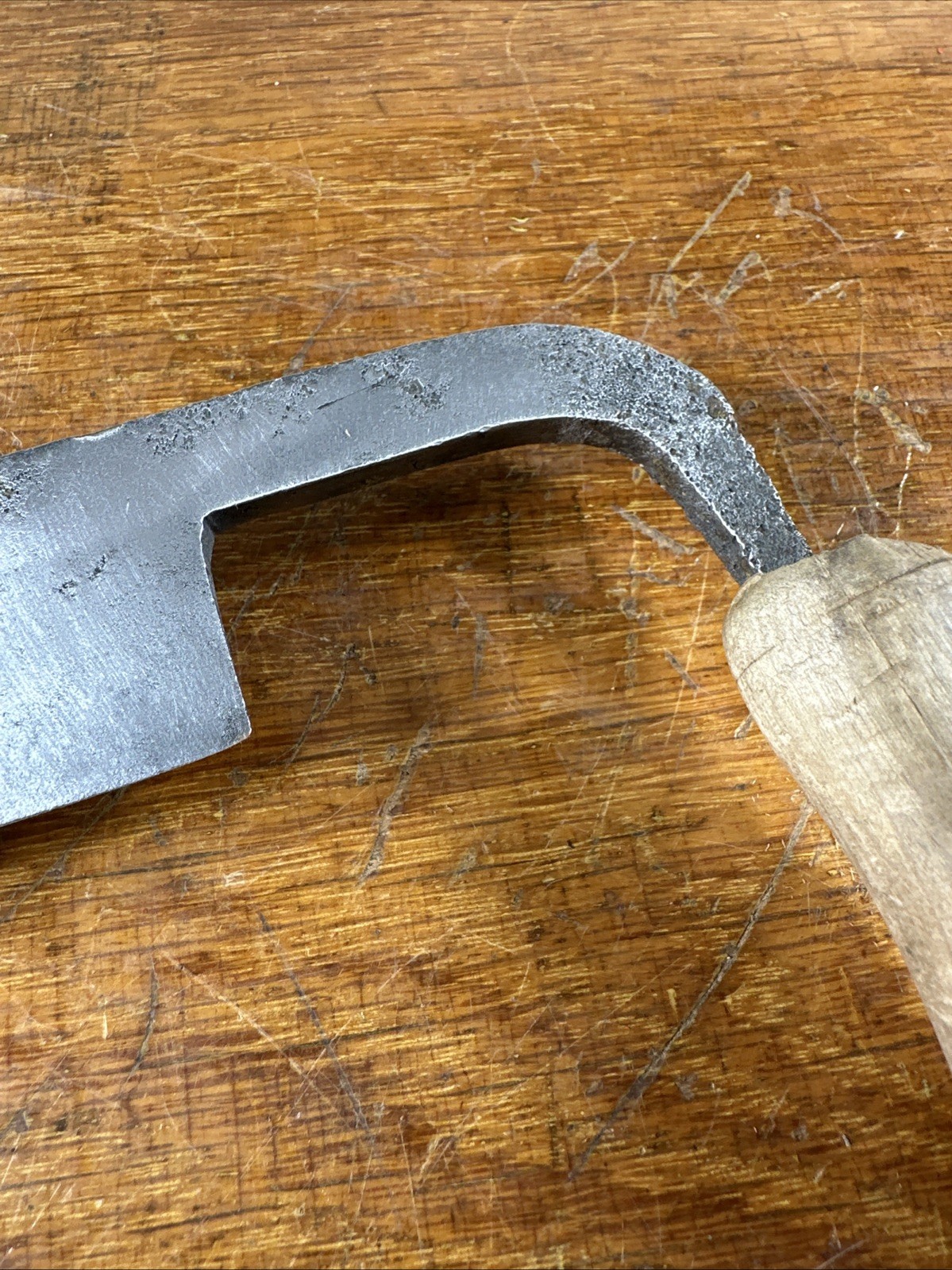 Vintage Fulton 7 Straight Blade Drawknife Handle Needs To Be Replaced