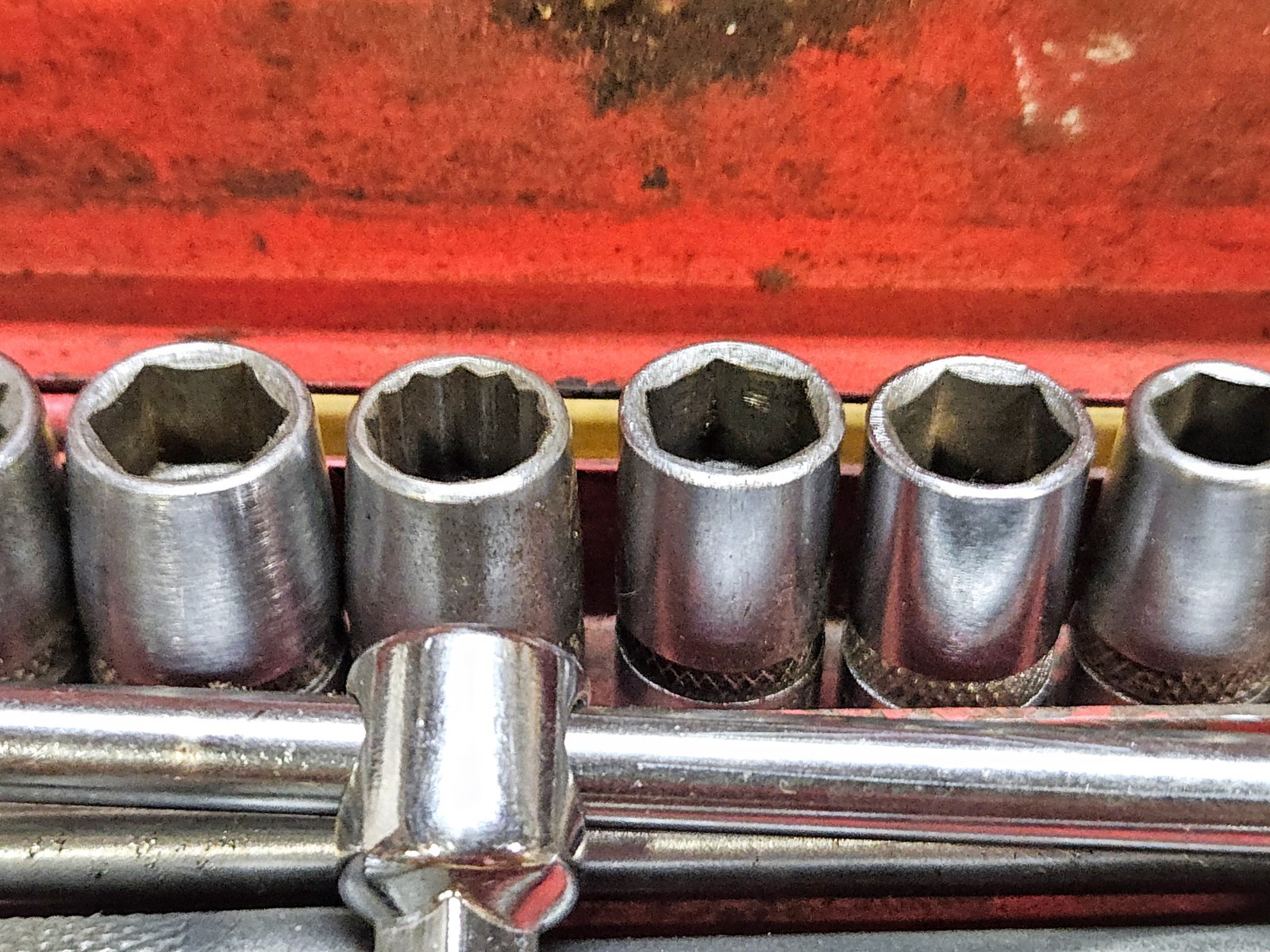 Vintage DURO-CHROME 1/4” Drive SAE Socket Set Mechanic Tools USA Mixed Lot