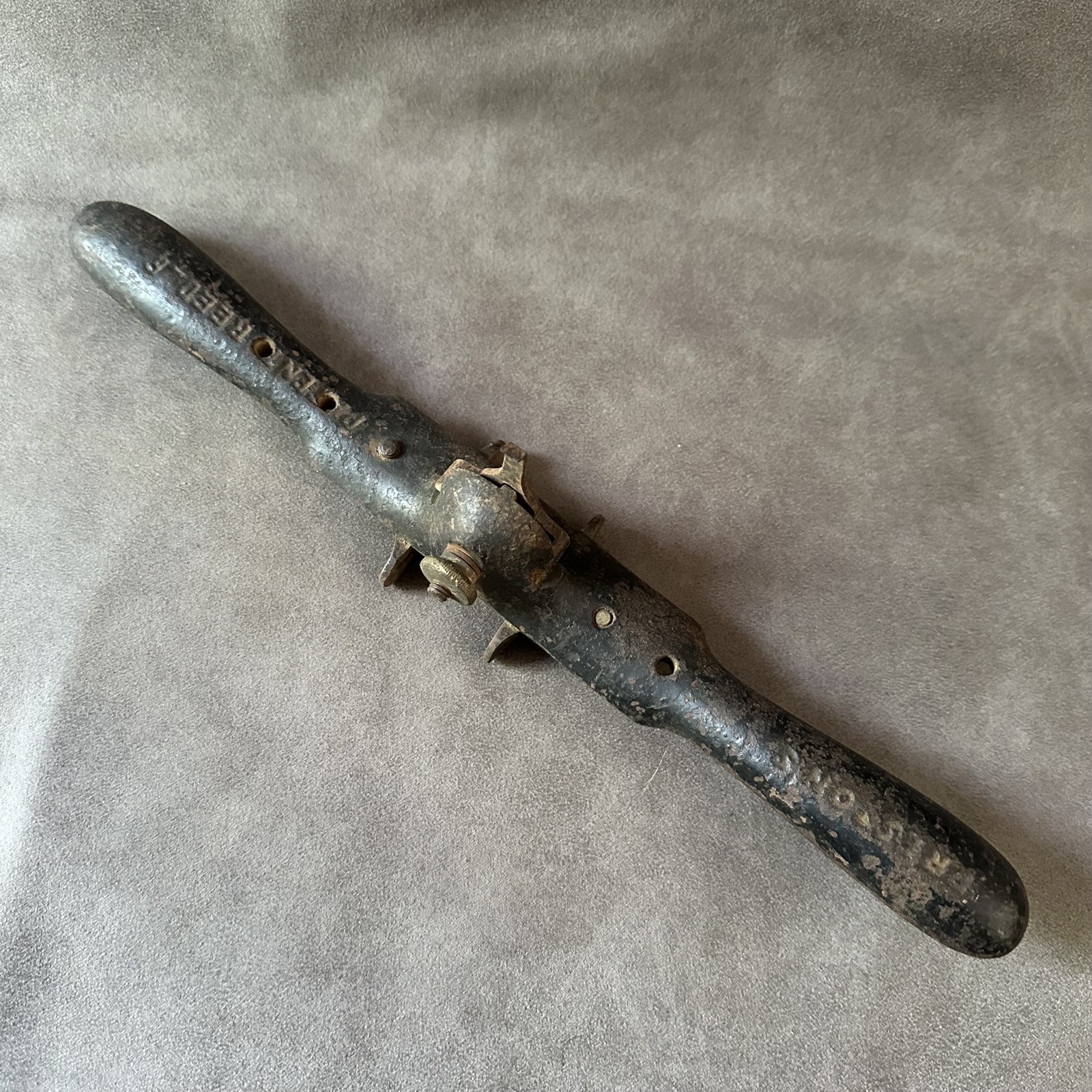 VINTAGE EDWARD PRESTON’S PATENT REEDER & MOULDING PLANE HAND TOOL ENGLAND