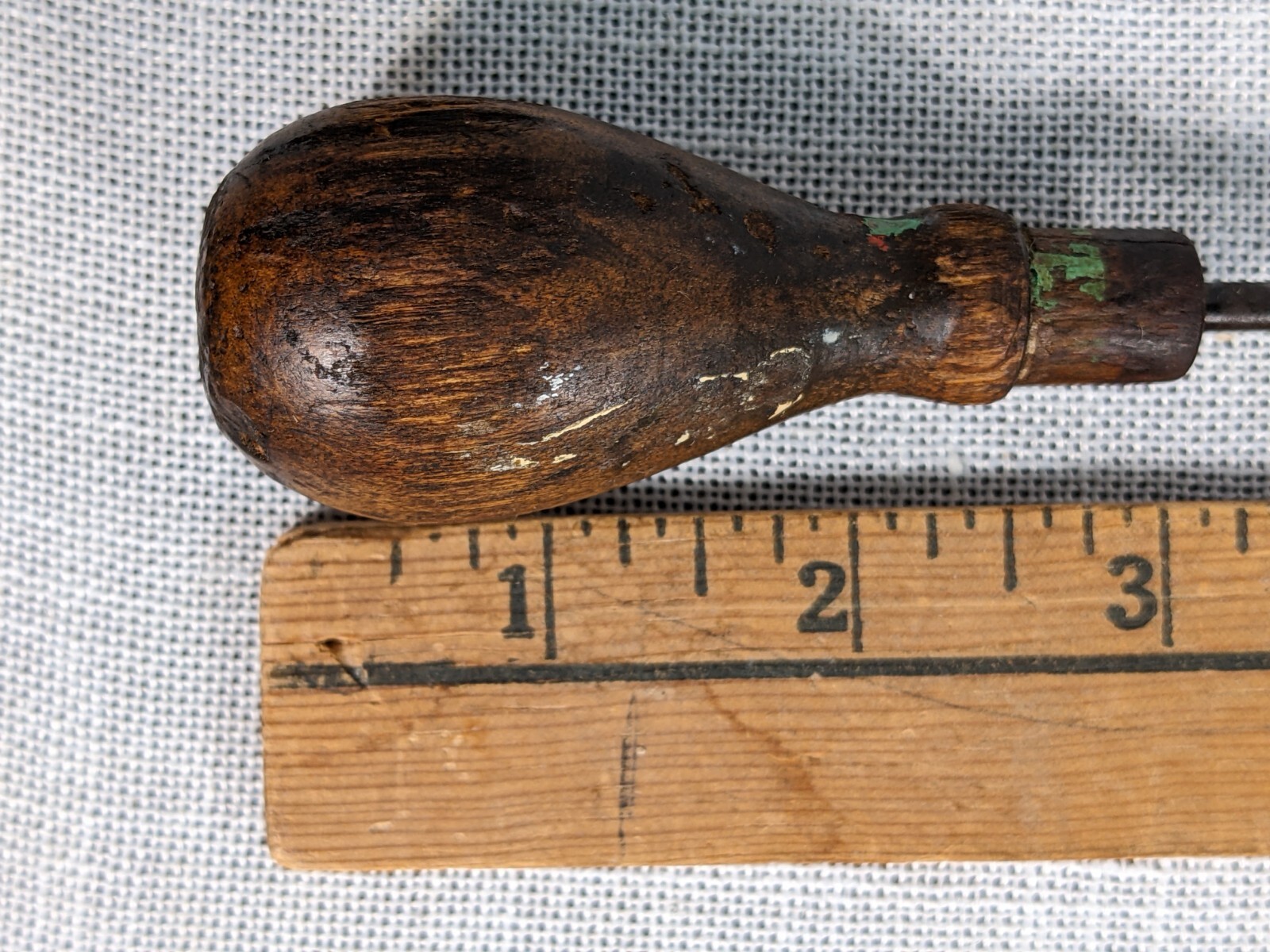 6 1/2″ Vintage Wood Handle Ice Pick Awl Scratch Scribe 6.5 Inch