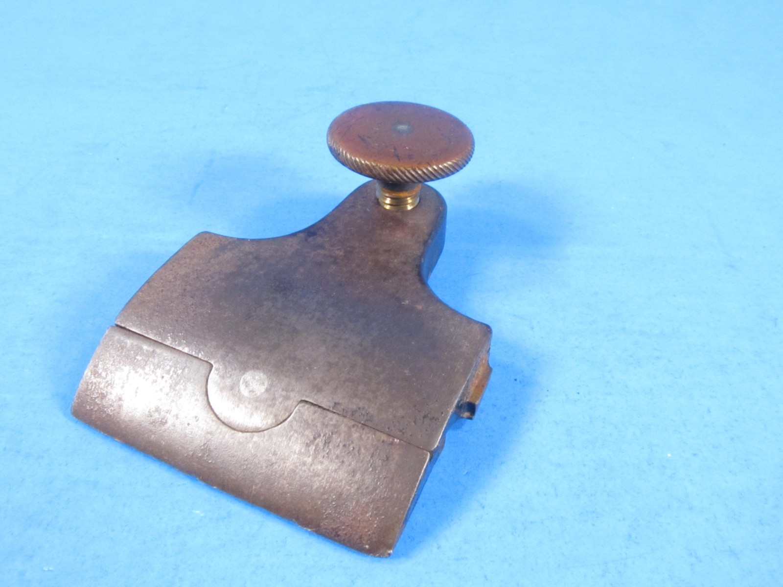 uncommon Foss Patent wood plane w/ pivoting cap made w/ Chapin in Pine Meadow CT