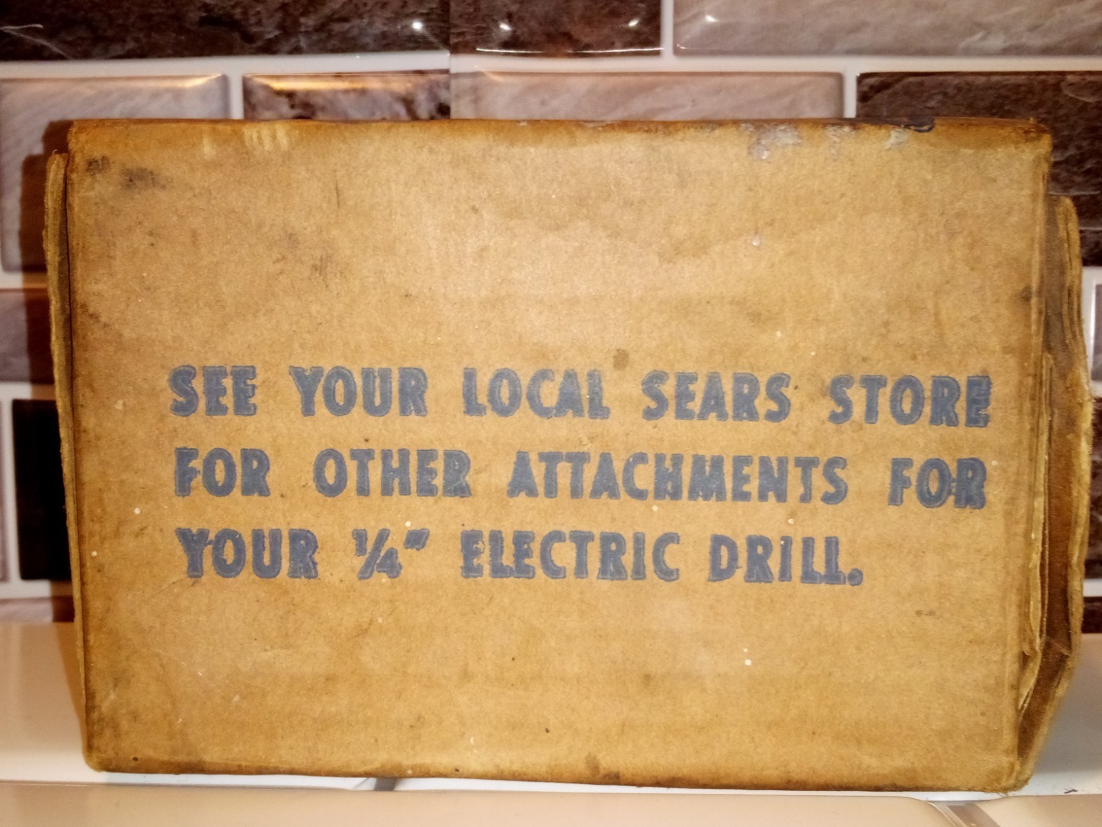 VINTAGE SEARS CRAFTSMAN ADJUSTABLE HOLE SAW 2566 BOX & INSTRUCTIONS 605.25660