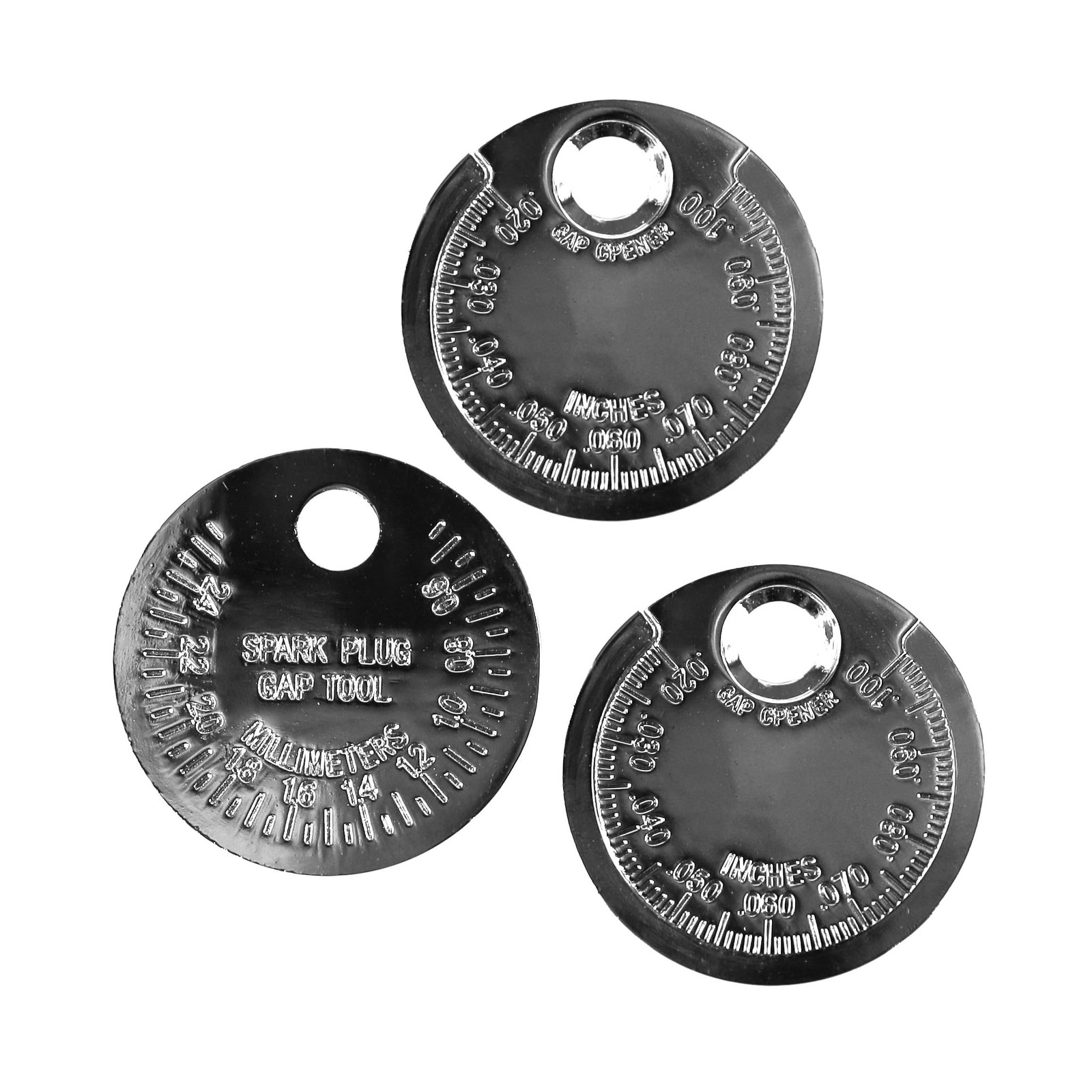 3-Pack Spark Plug Gap Gauge Tool Engine Mechanic