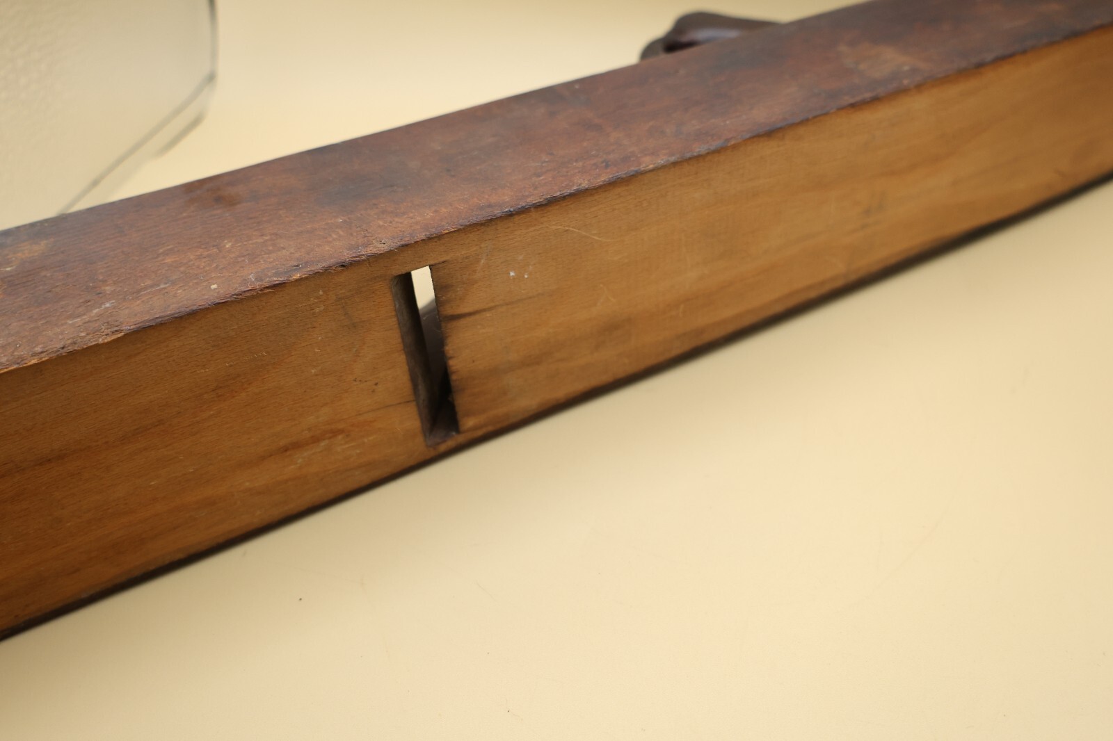 Vintage Wood Block Plane 21 inches long Wooden Plane Carpenter- No Brand